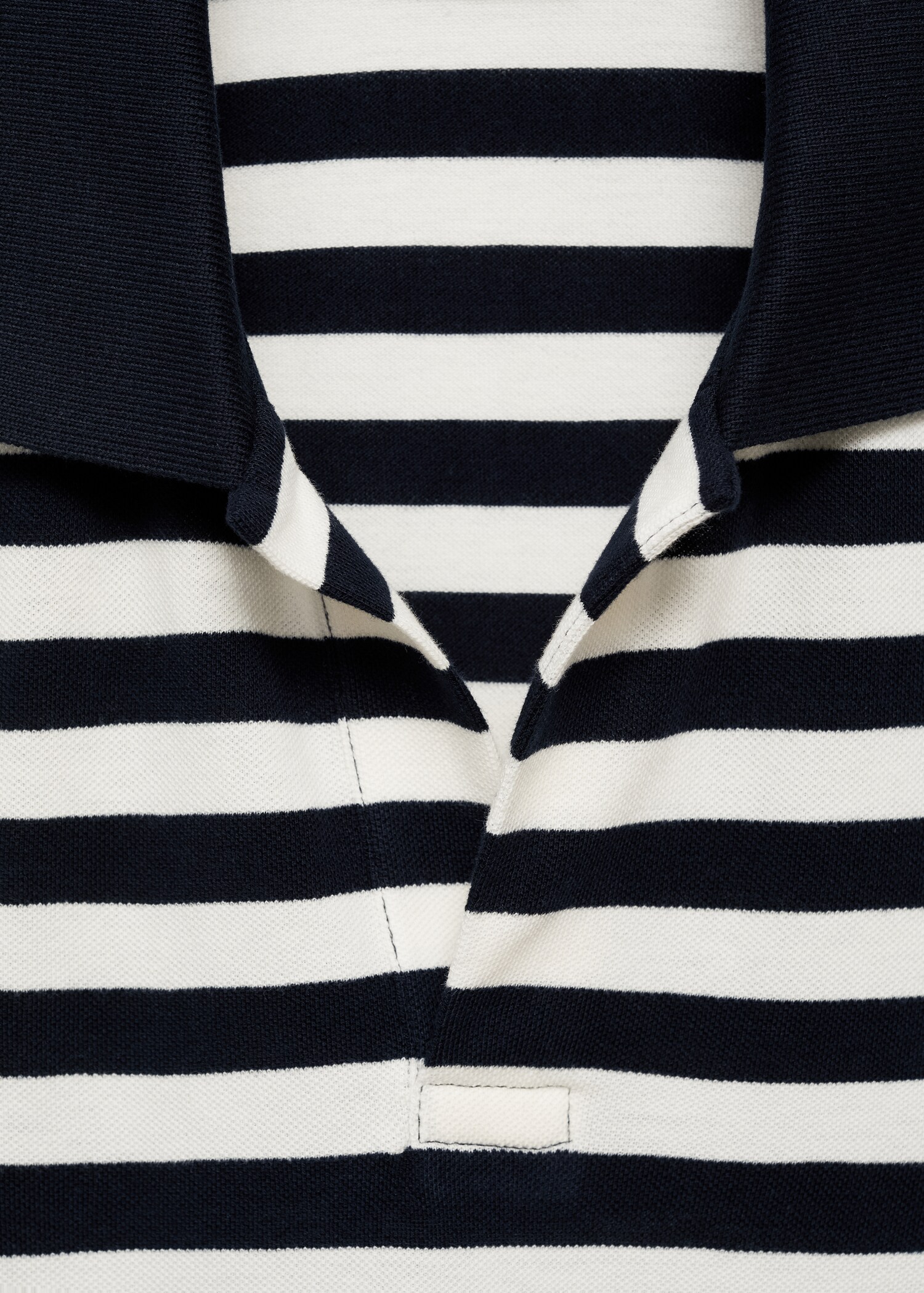 Polo regular-fit piqué coton rayures - Détail de l'article 8