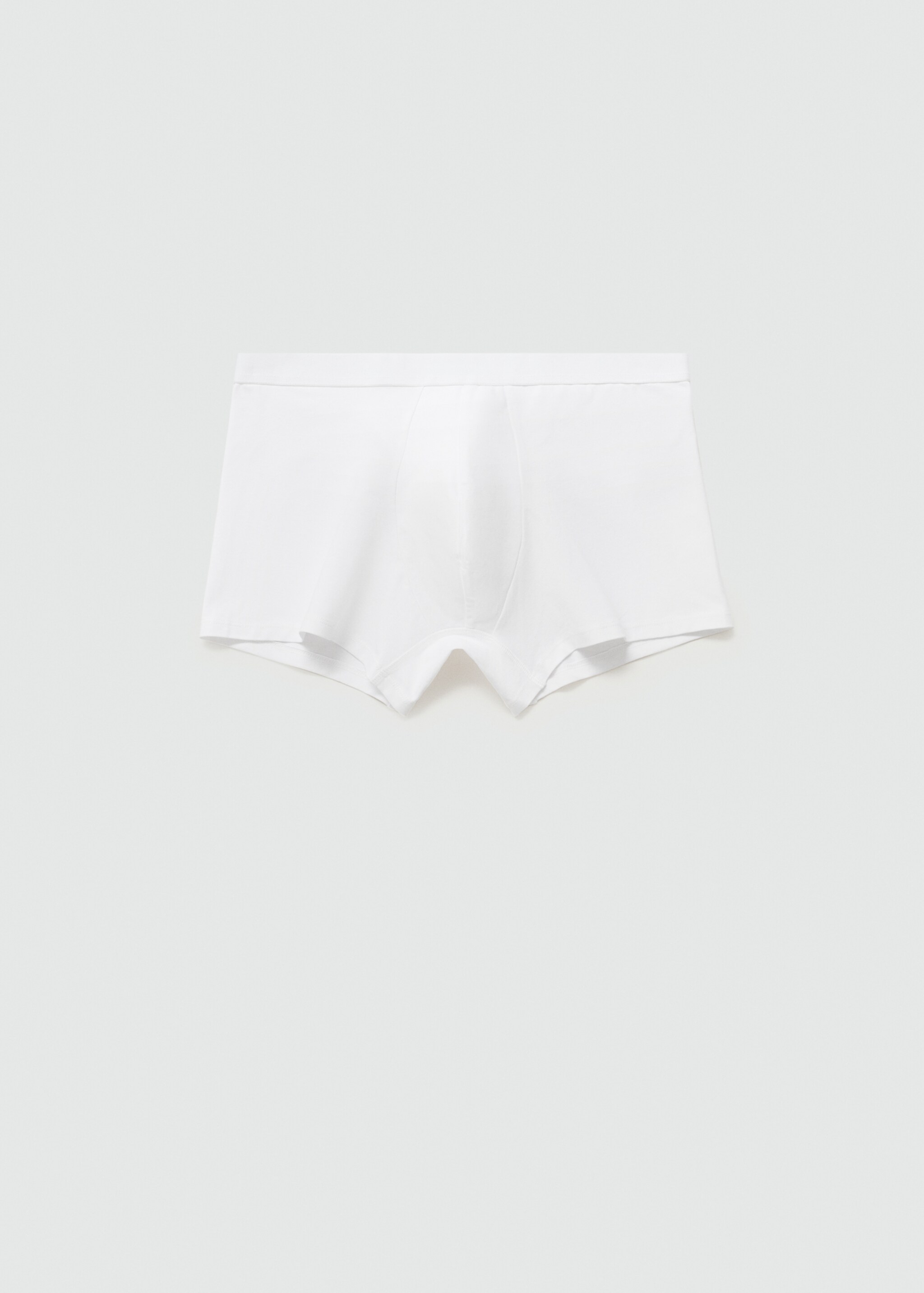 3-pack cotton boxers - Details of the article 8, White. Ref: 77020612-00.