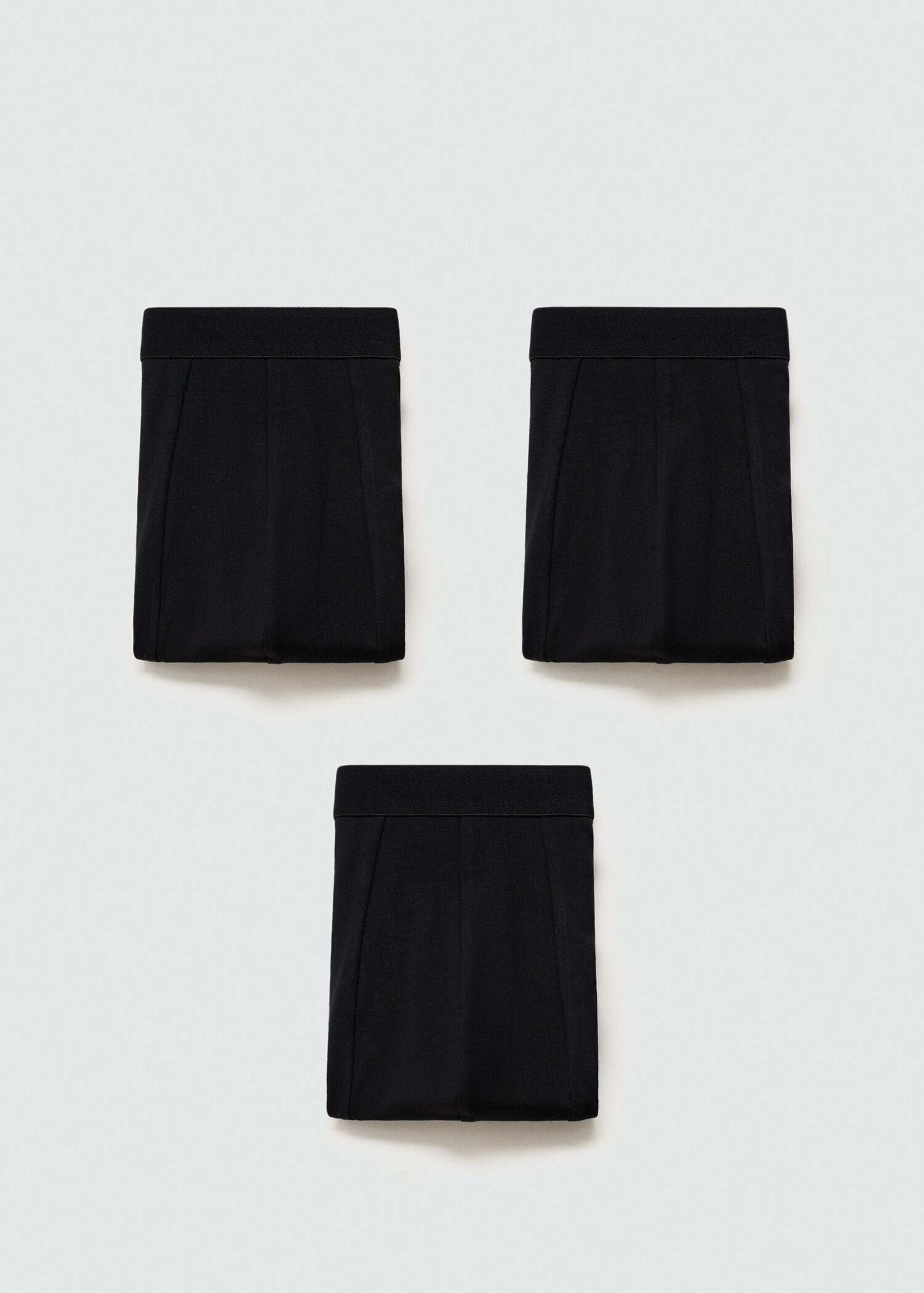 Pack 3 bóxers negros algodón - Artículo sin modelo