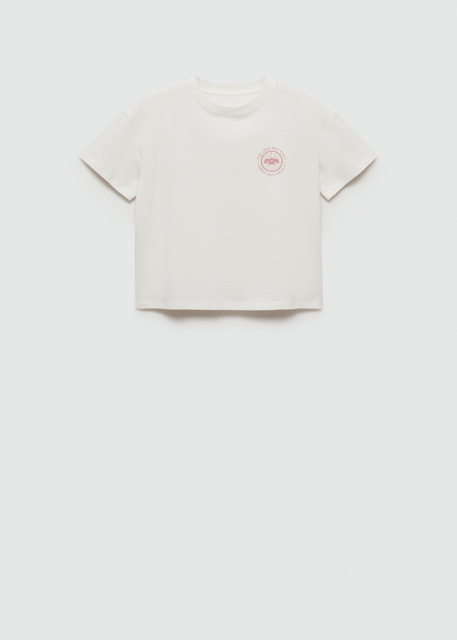 Printed cotton-blend T-shirt - Article without model
