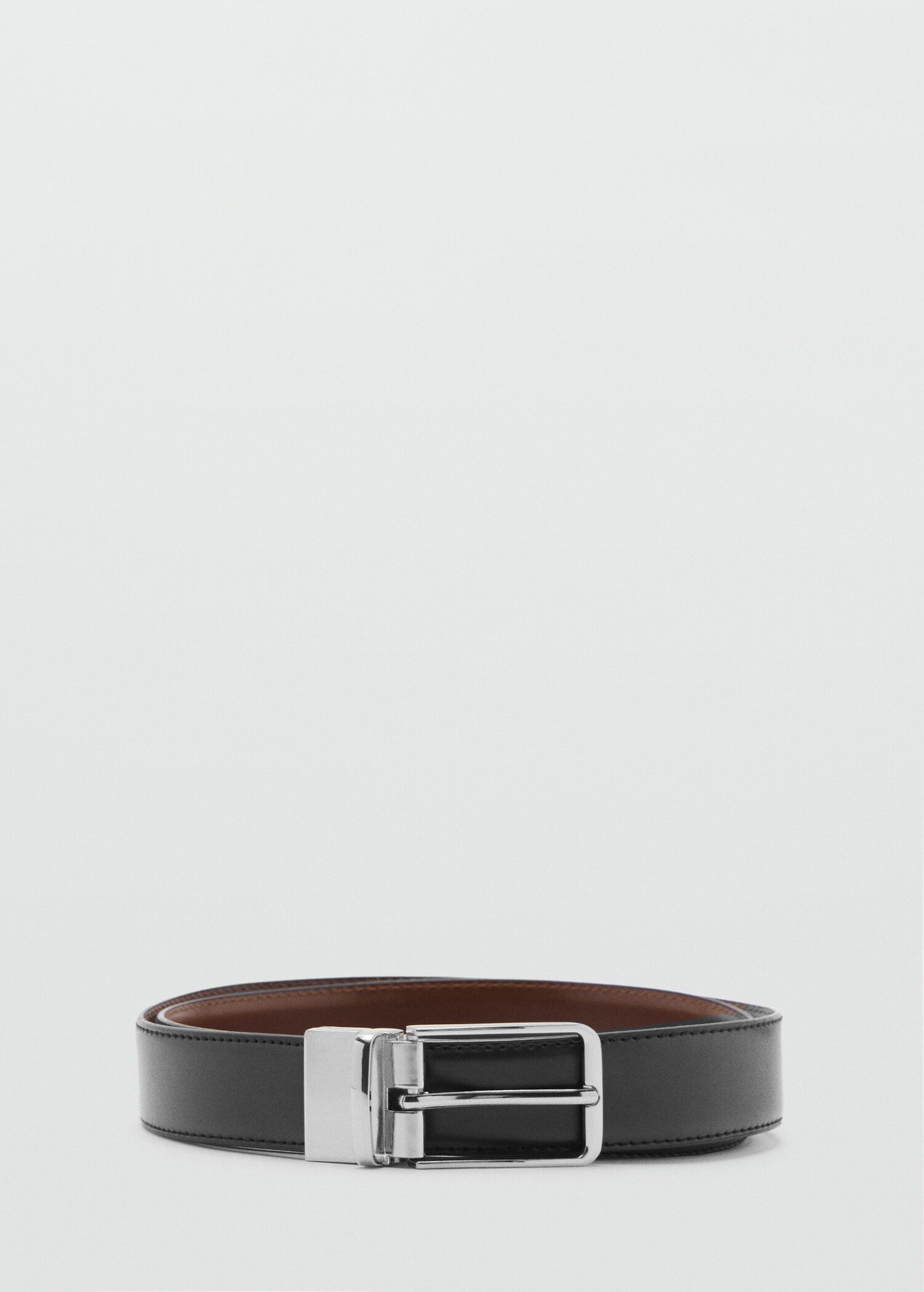 Leather reversible belt - Article without model