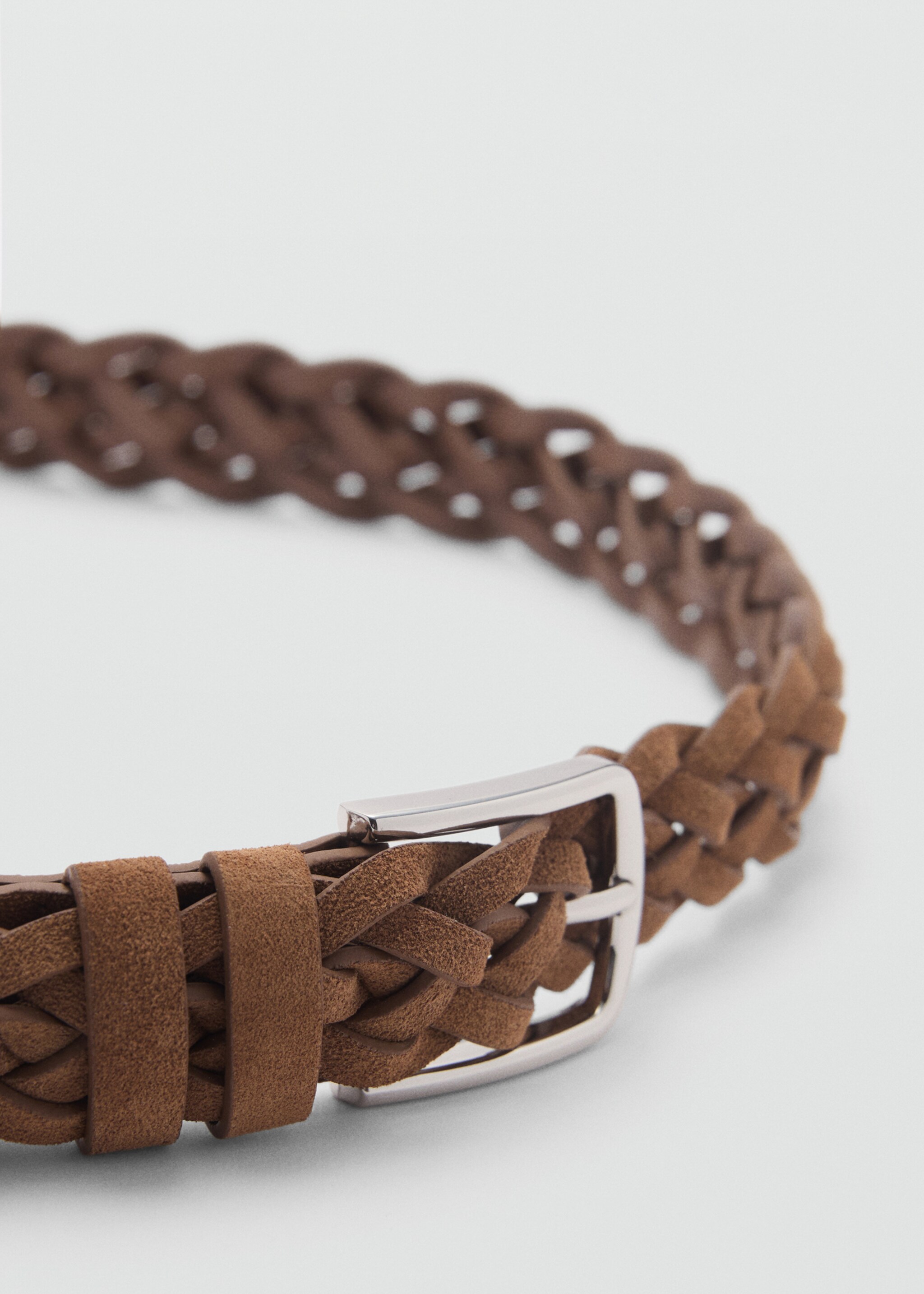 Ceinture cuir suède tressée - Détail de l'article 1