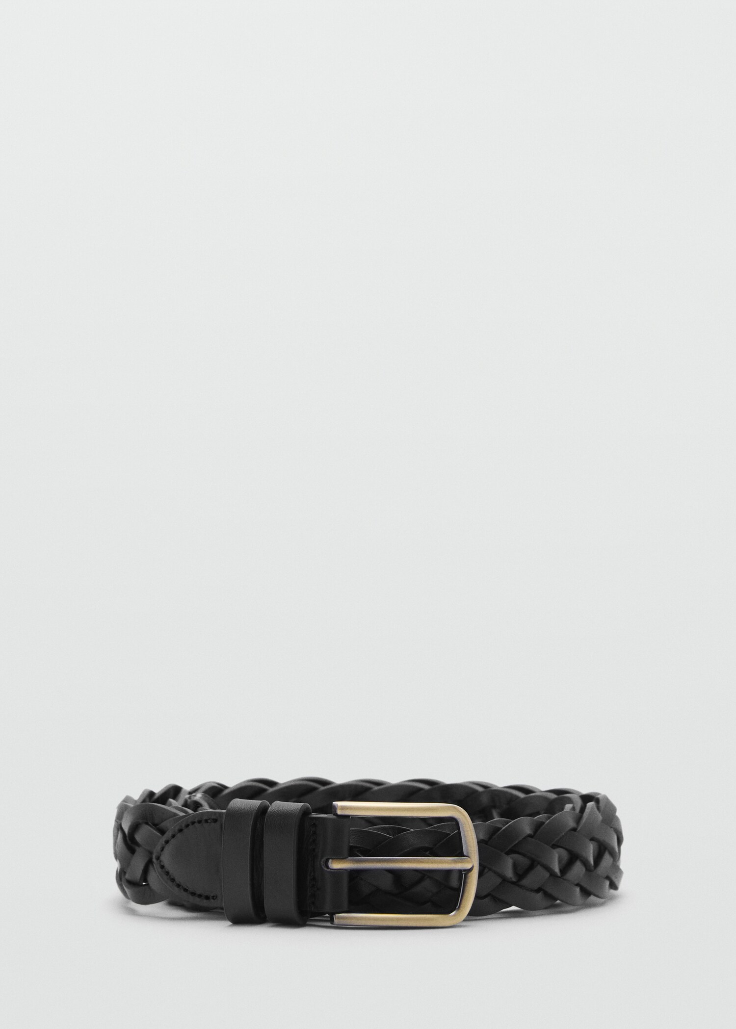 100% braided leather belt - Article without model