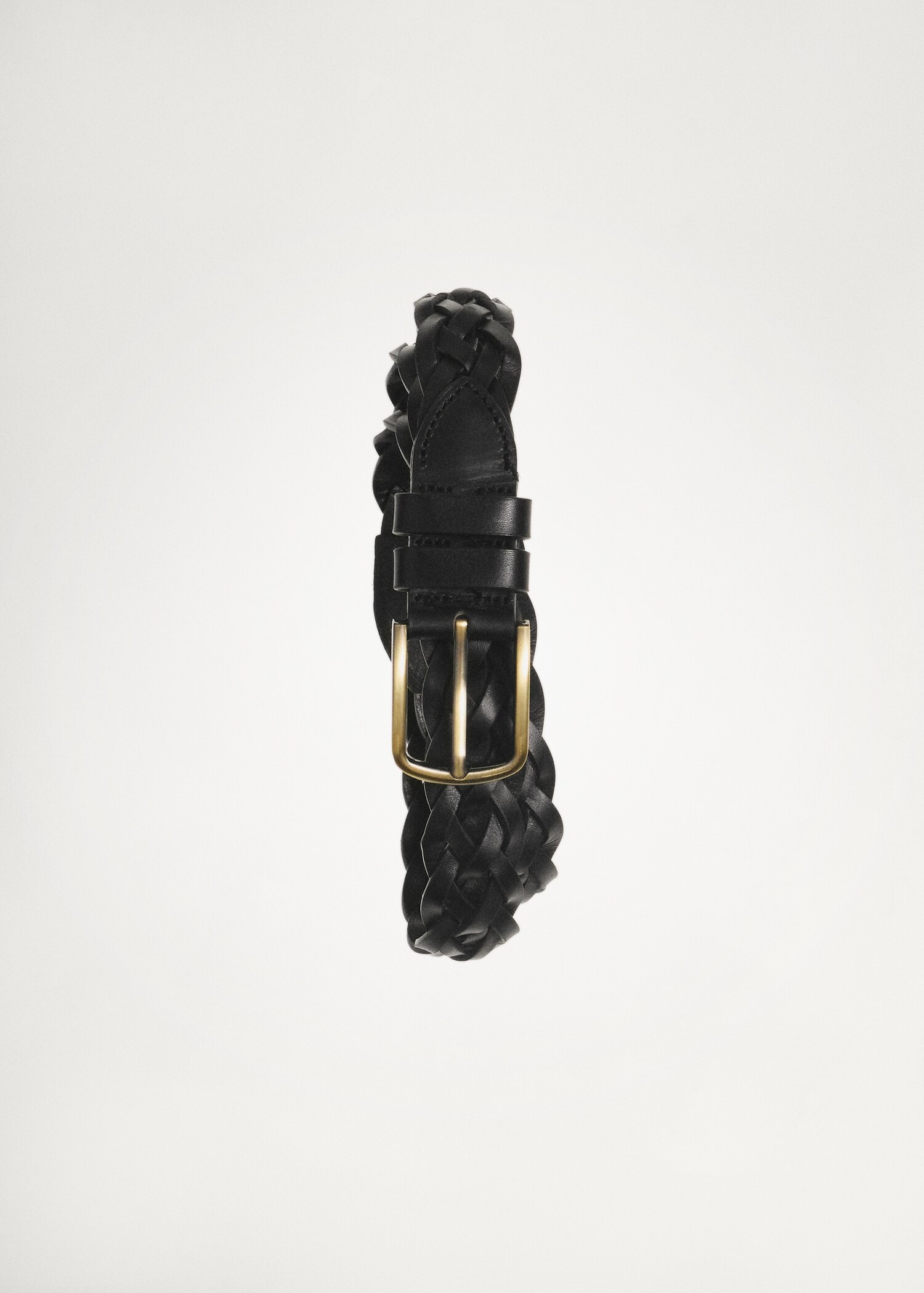 100% braided leather belt - Details of the article 5
