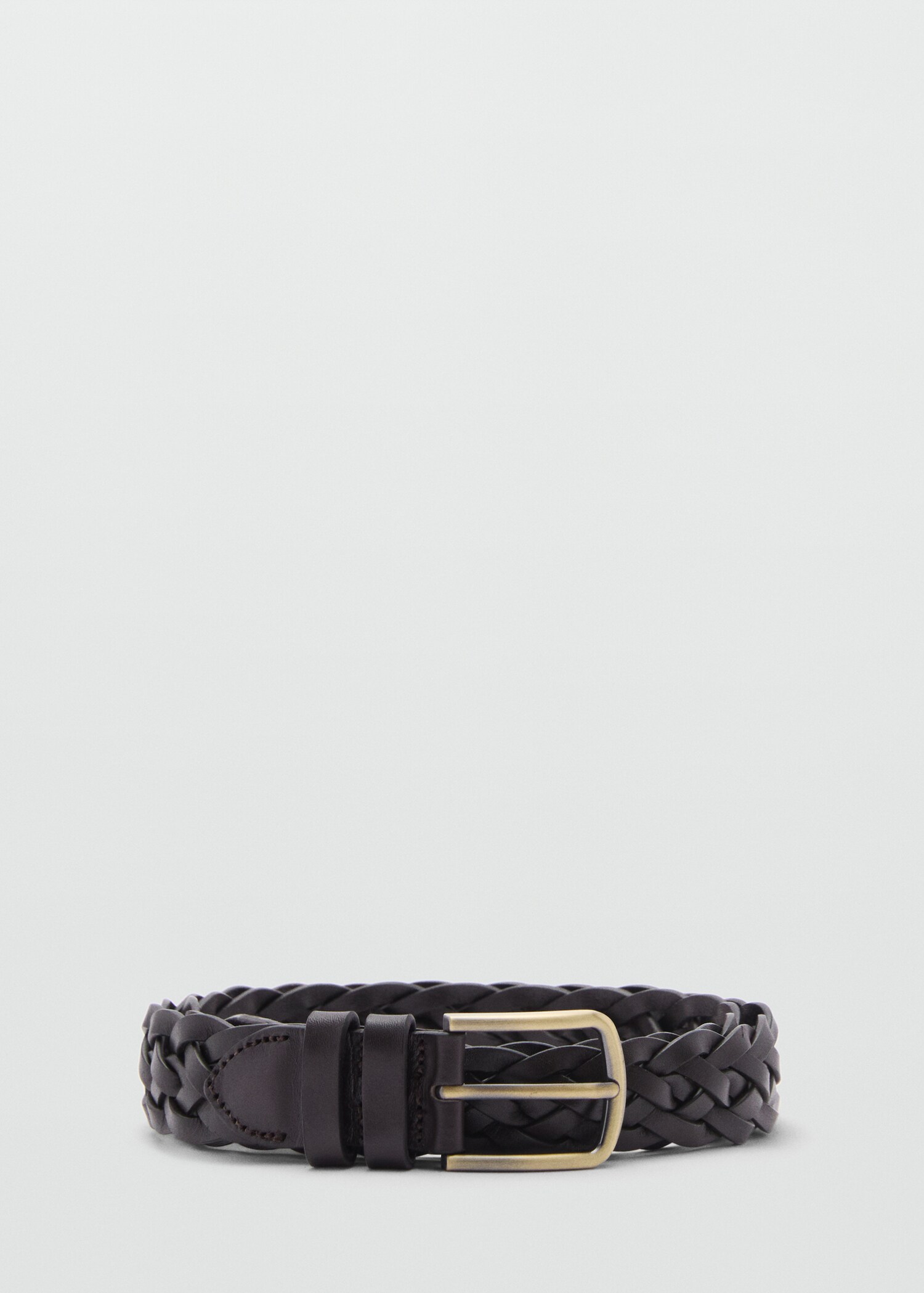 100% braided leather belt - Article without model