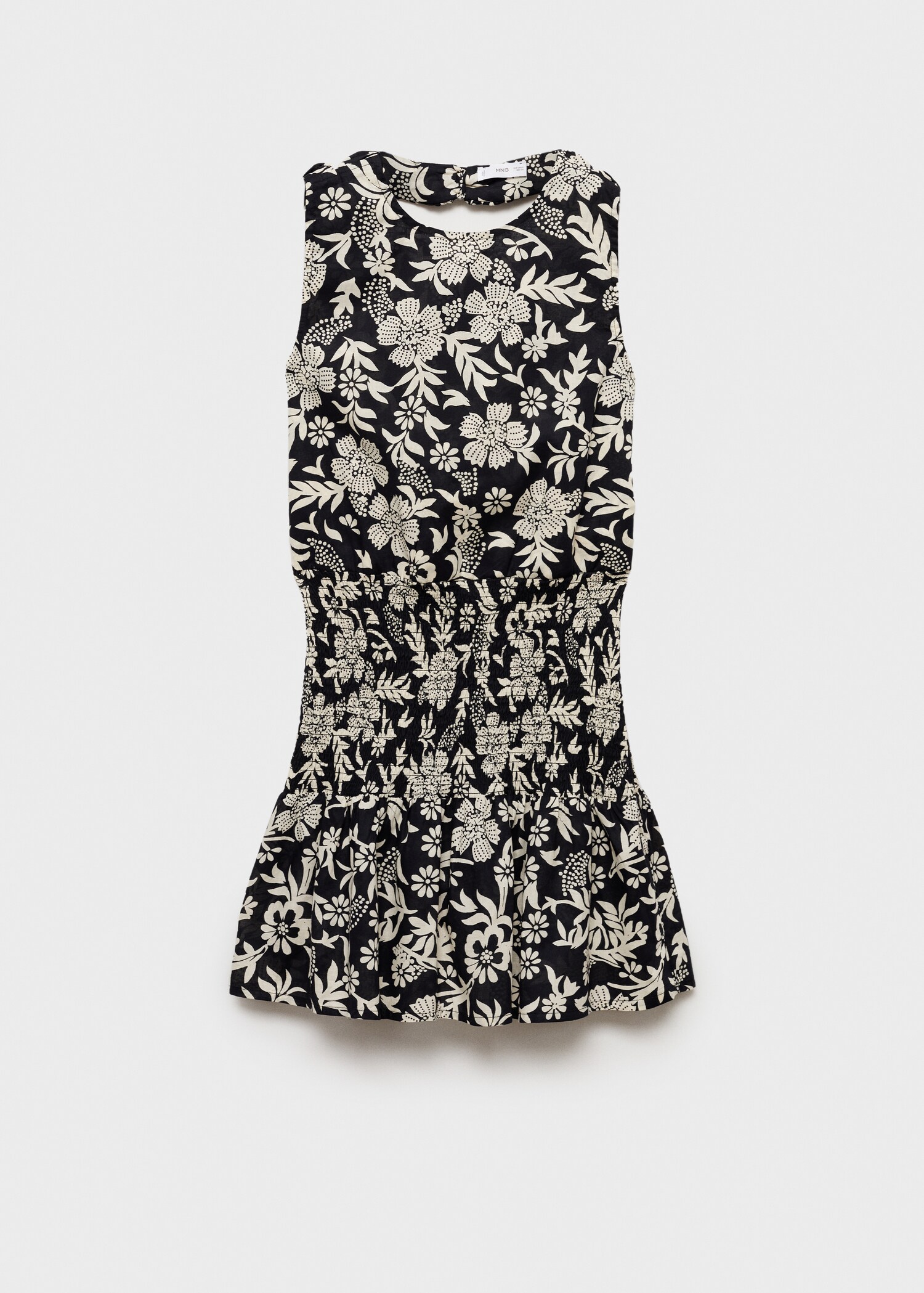 Ruched floral dress - Article without model