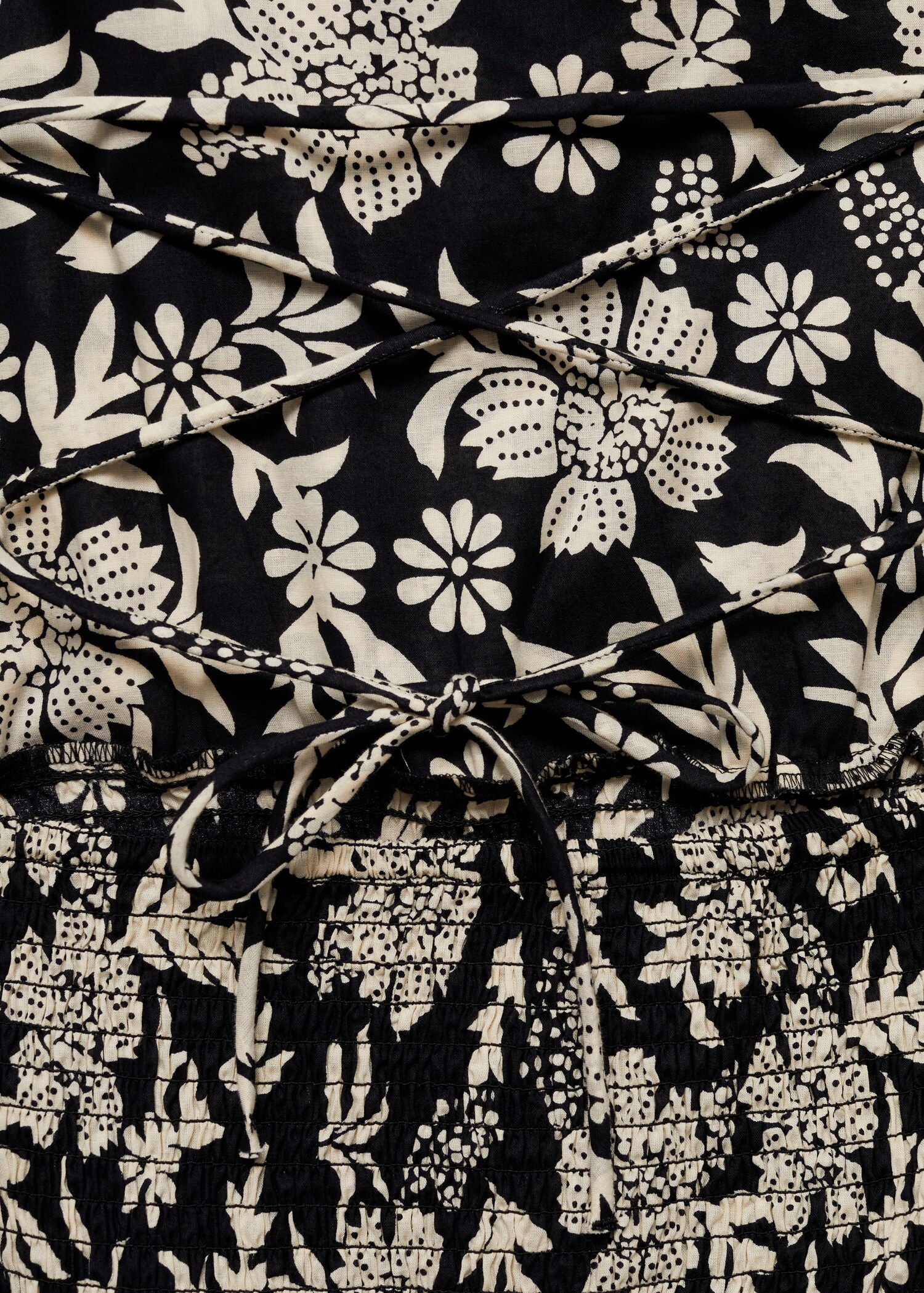 Ruched floral dress - Details of the article 0