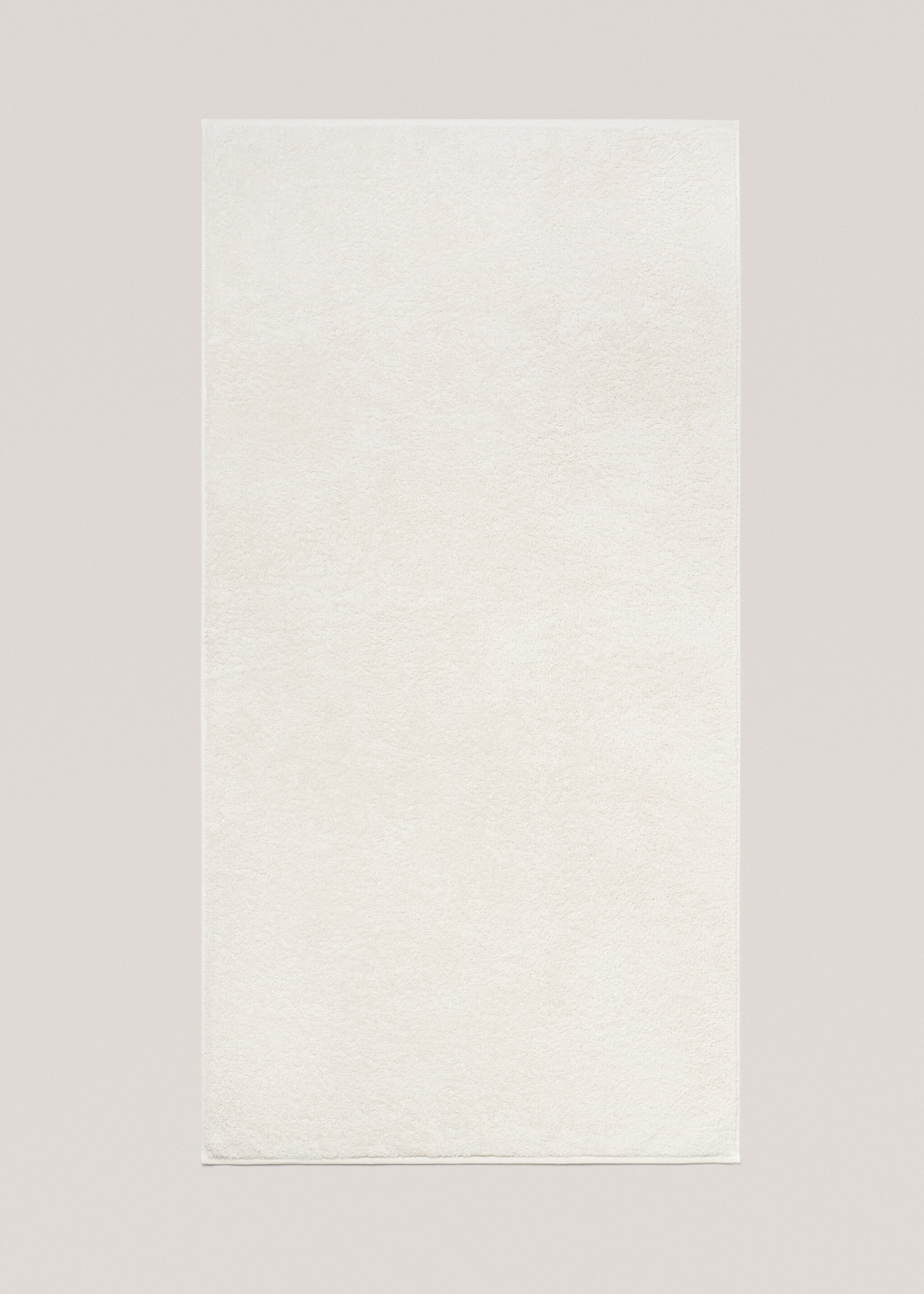 70x140cm cotton bath towel - Details of the article 4, Beige. Ref: 77020635-00.