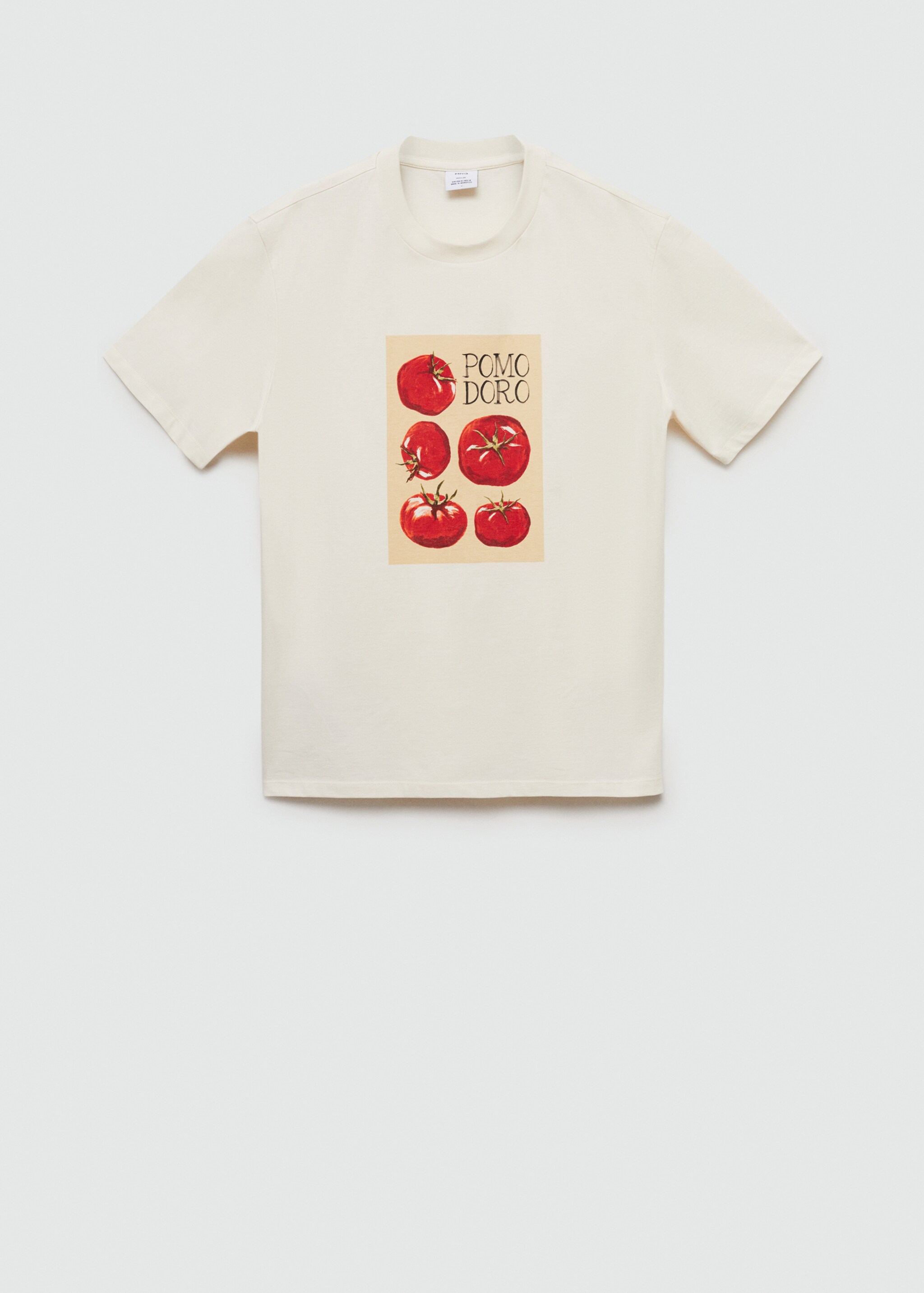 Camiseta regular fit algodón estampada - Artículo sin modelo