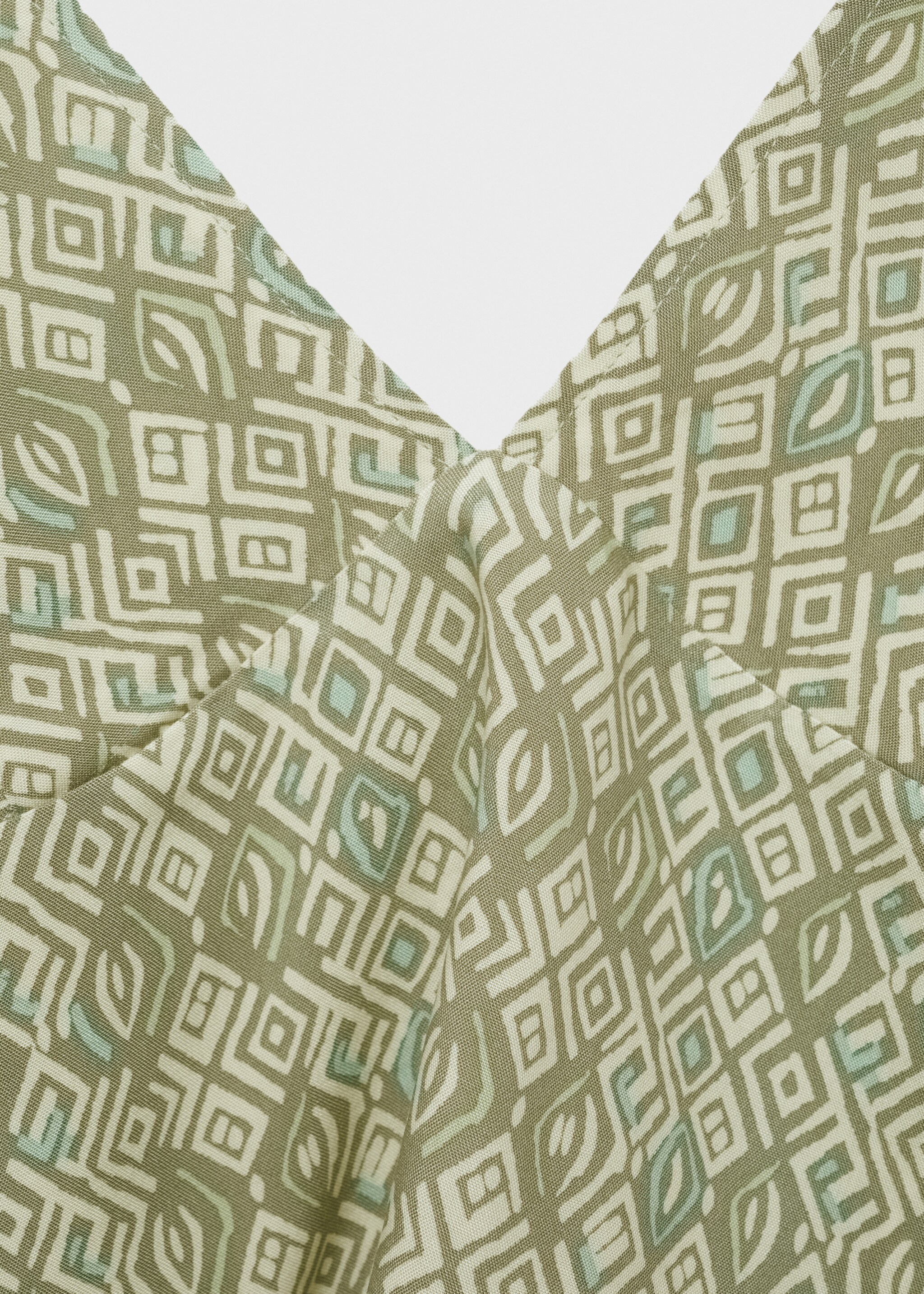 Printed ruffle top - Details of the article 0
