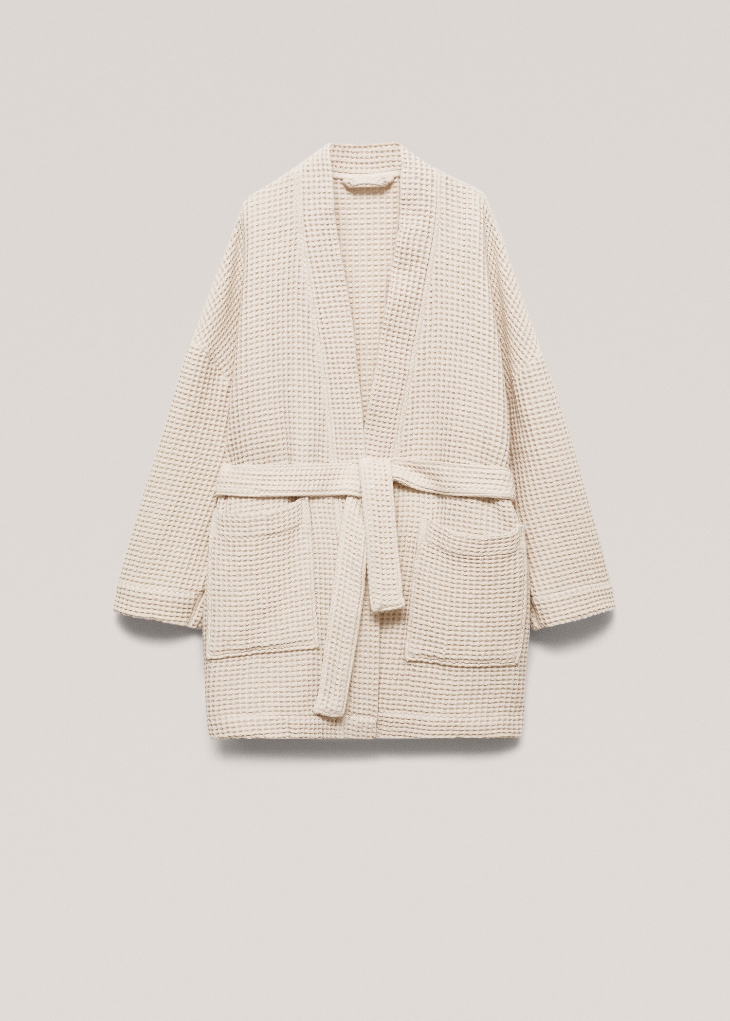 100% cotton waffle bathrobe - Article without model