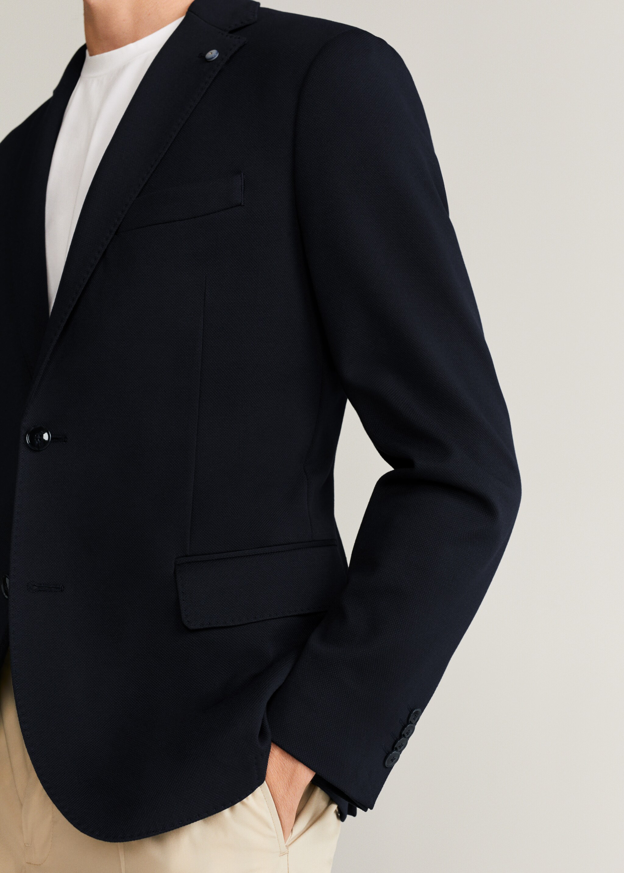 Americana slim fit textura - Detalle del artículo 1