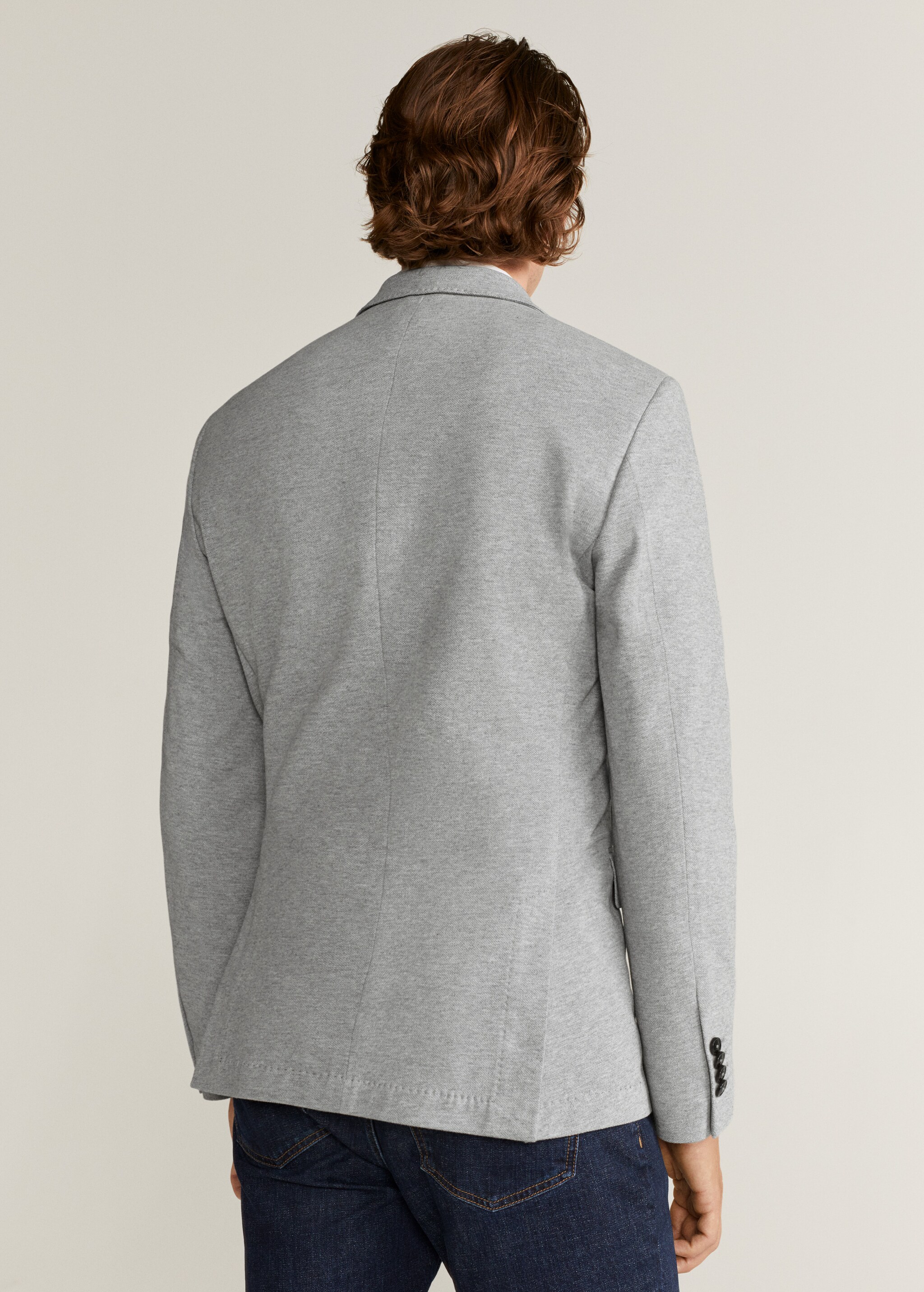 Americana slim fit textura - Reverso del artículo
