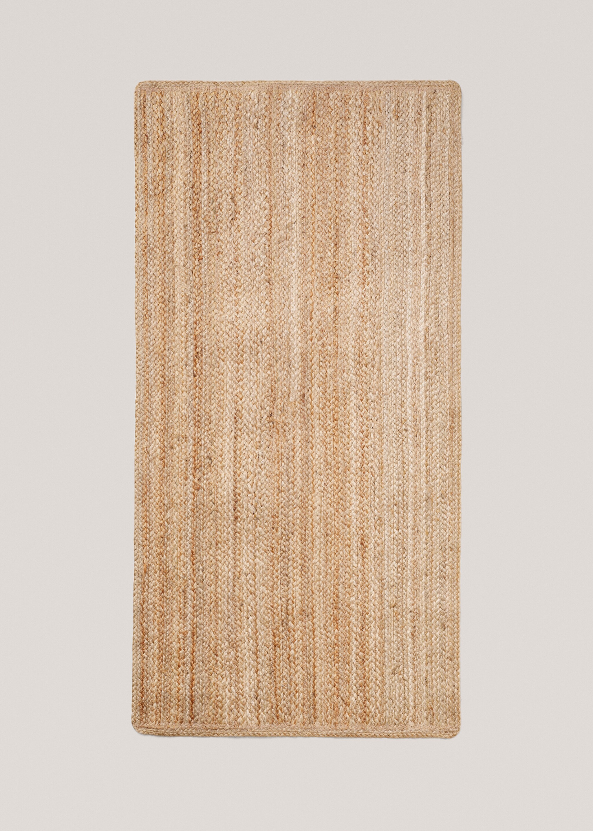 Medium natural fibre rectangular rug - Article without model, Beige. Ref: 77021010-00.