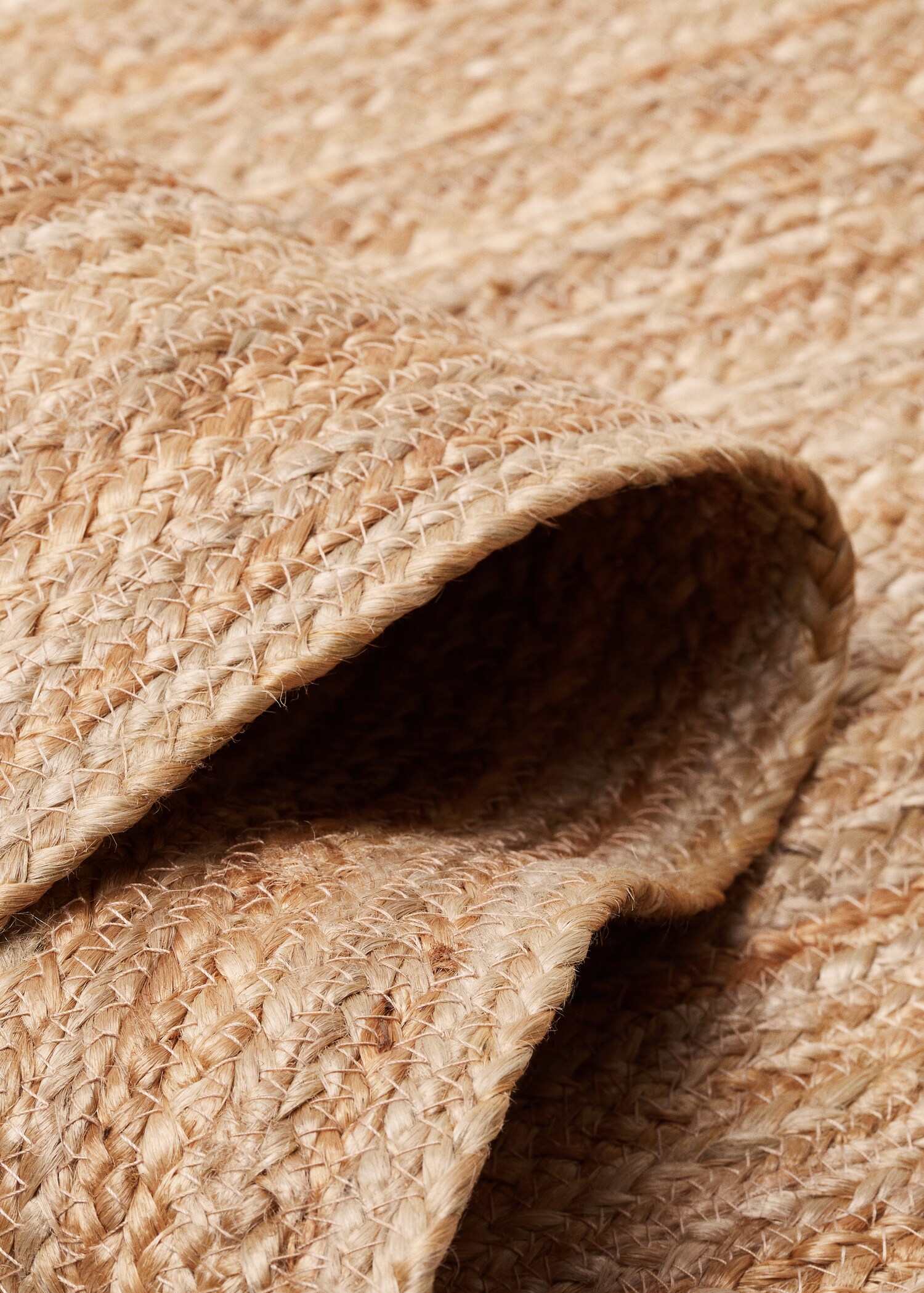 Medium natural fibre rectangular rug - Details of the article 1