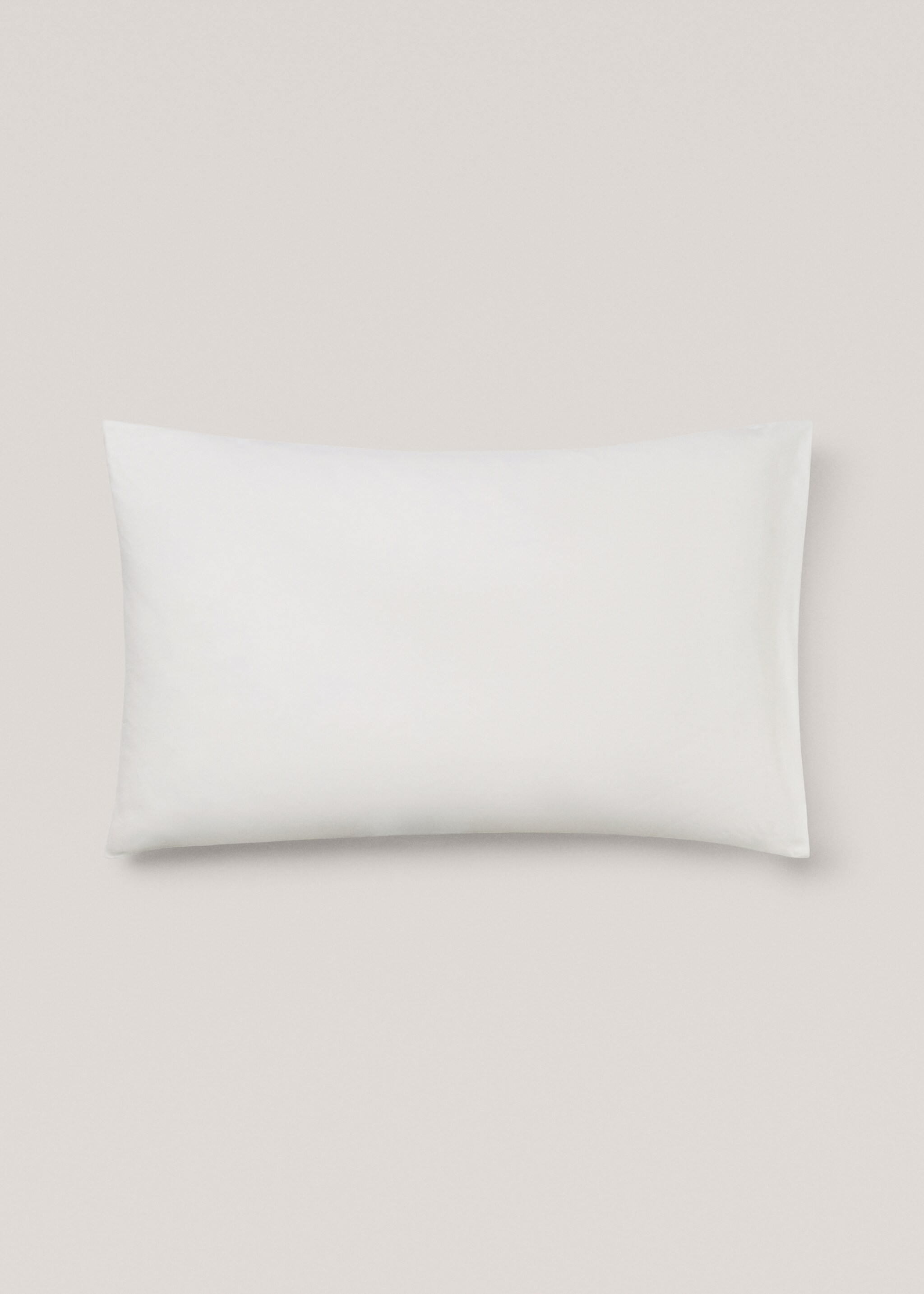 Povlak na polštář perkálová bavlna 50 x 75 cm - Zboží bez modelu, Bílá. Ref: 77021016-00.