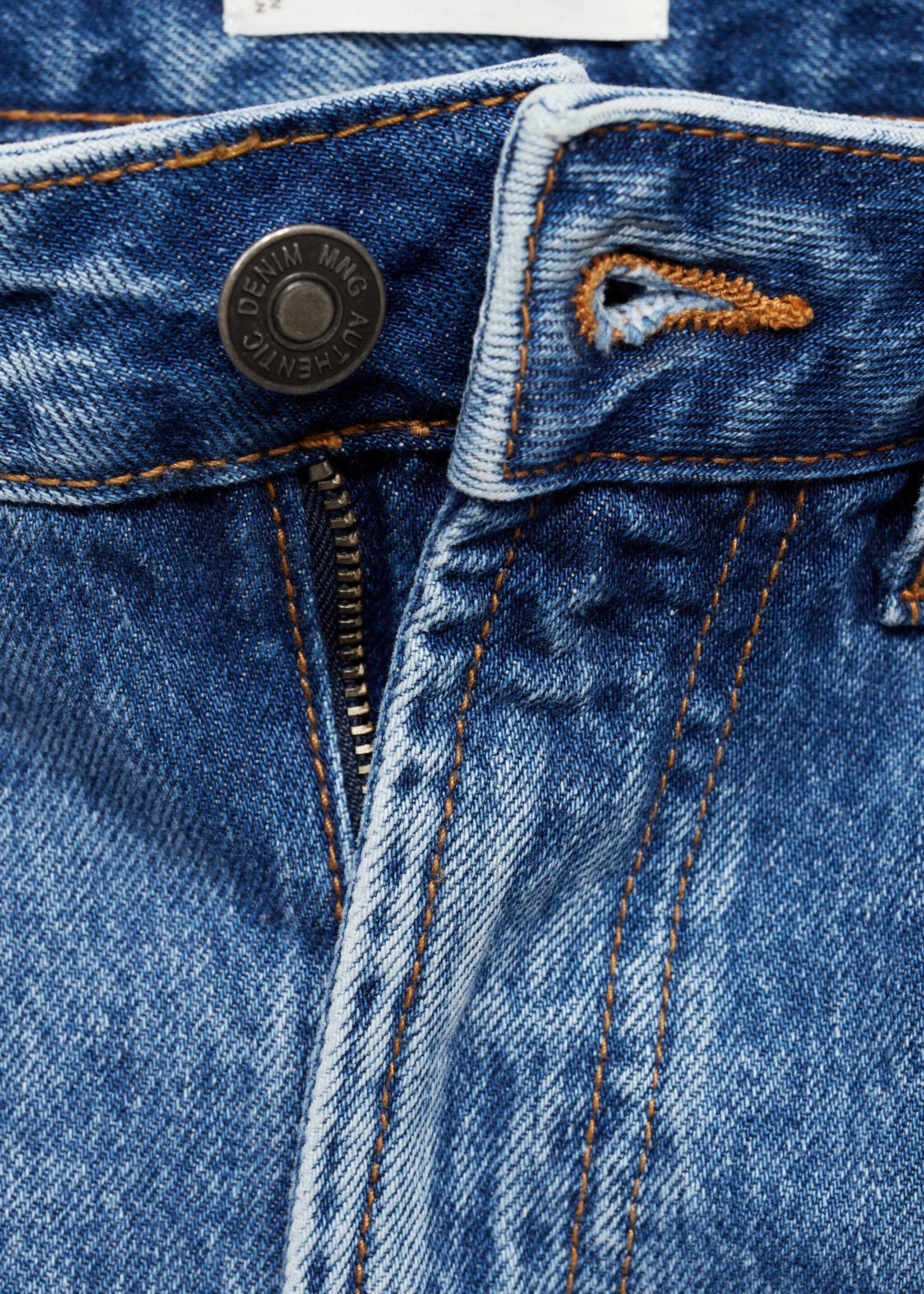 Jean regular-fit - Détail de l'article 8, Bleu moyen. Ref: 77021509-00.