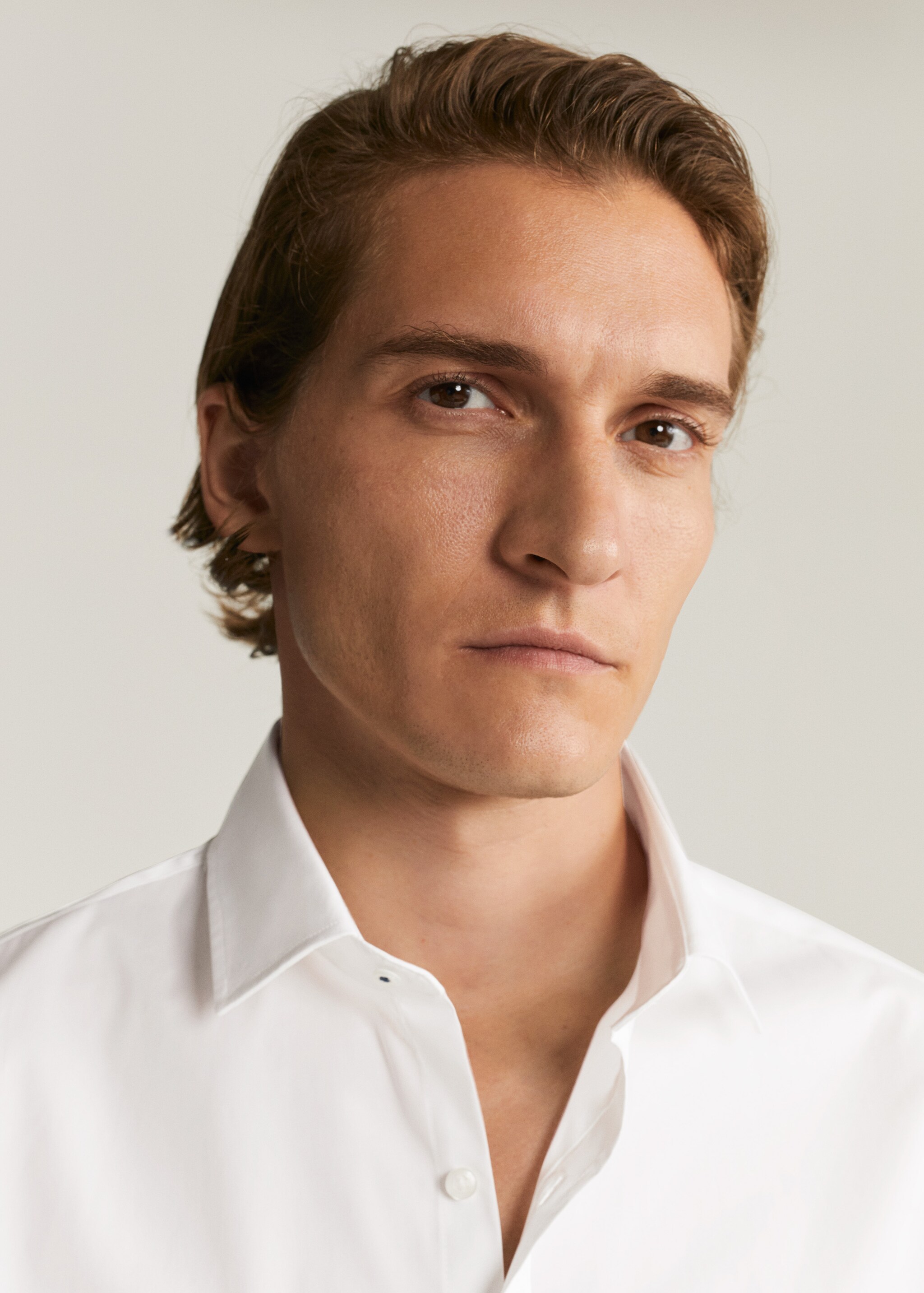 Camisa slim fit algodón - Detalle del artículo 1