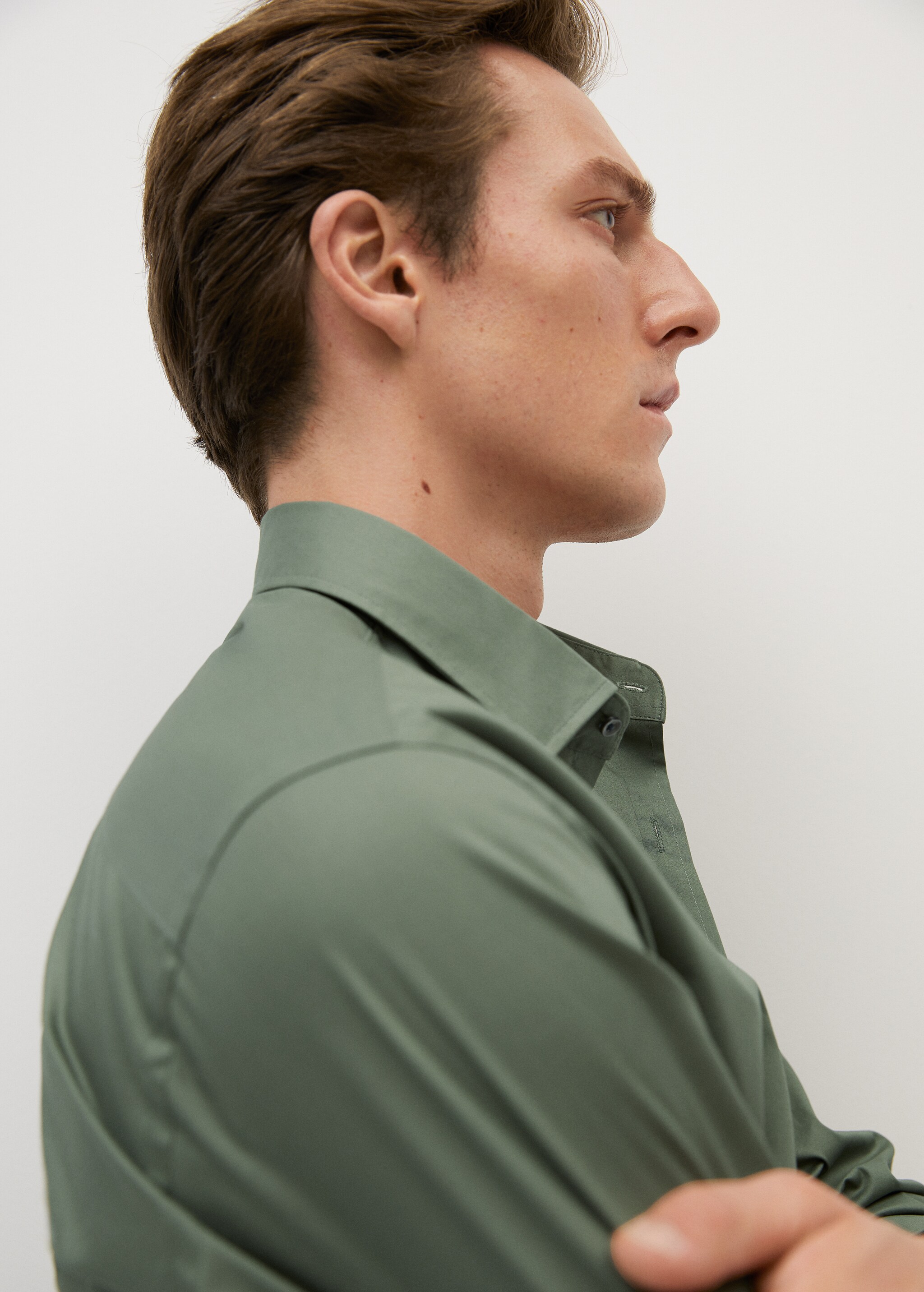 Camisa slim fit algodón - Detalle del artículo 2