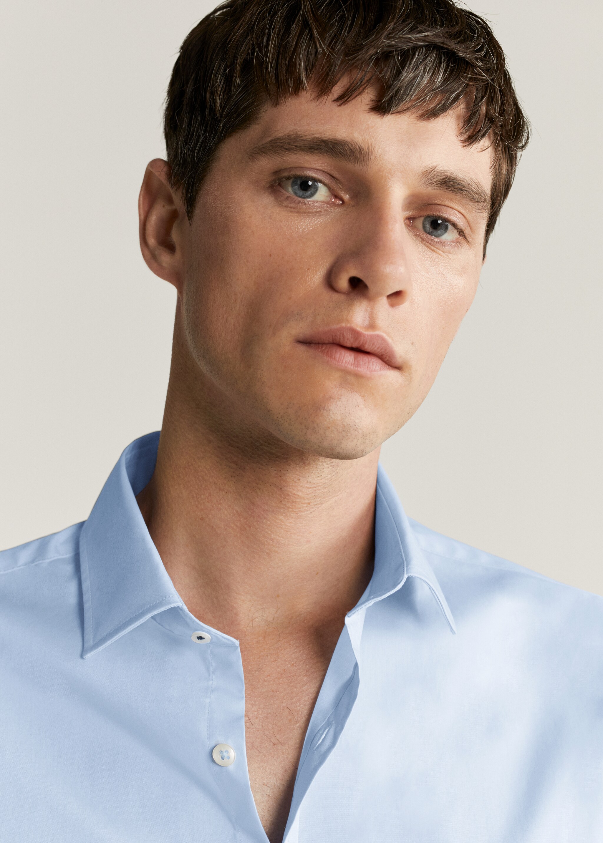 Camisa slim fit algodón - Detalle del artículo 1