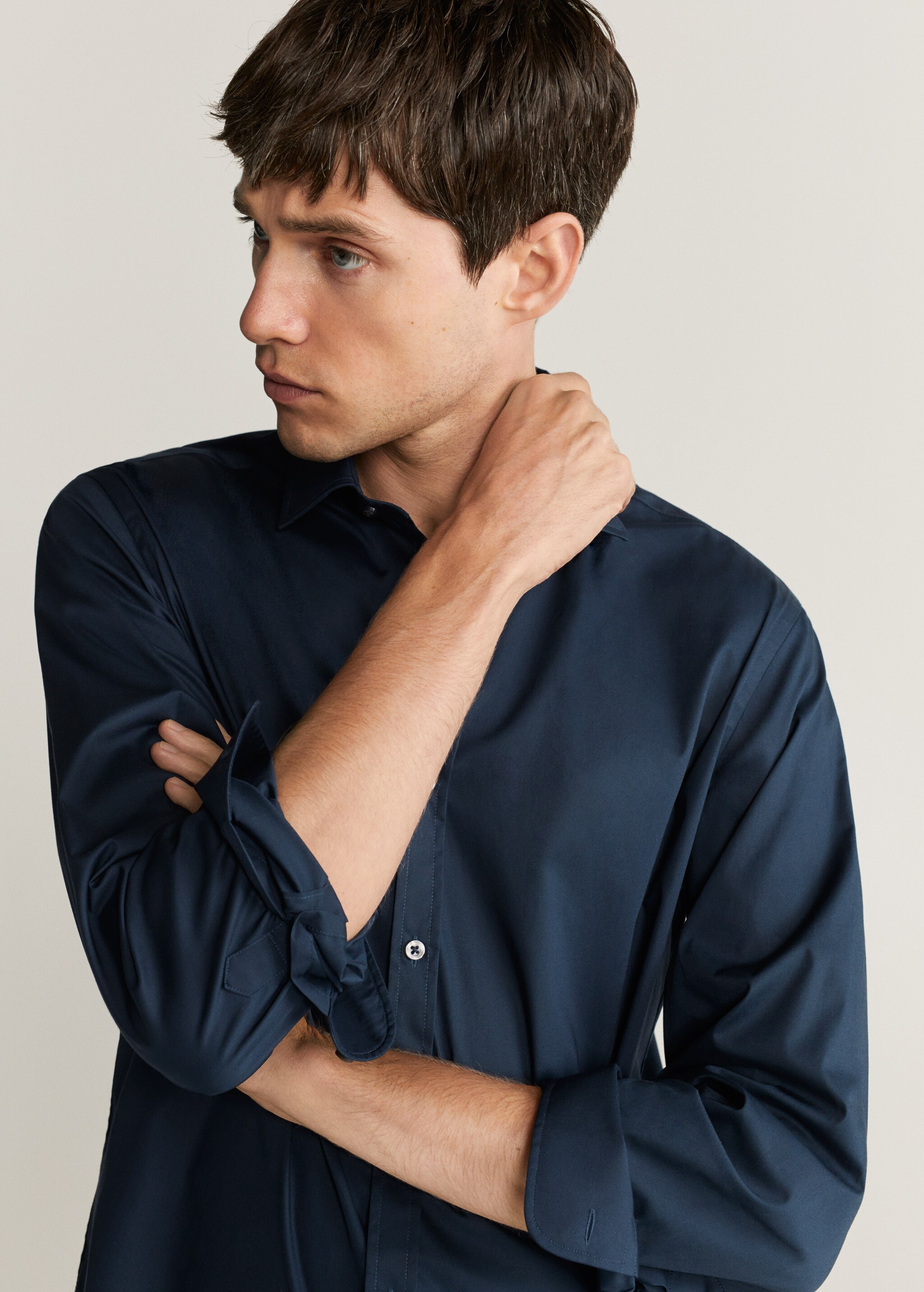 Camisa slim fit algodón - Detalle del artículo 1