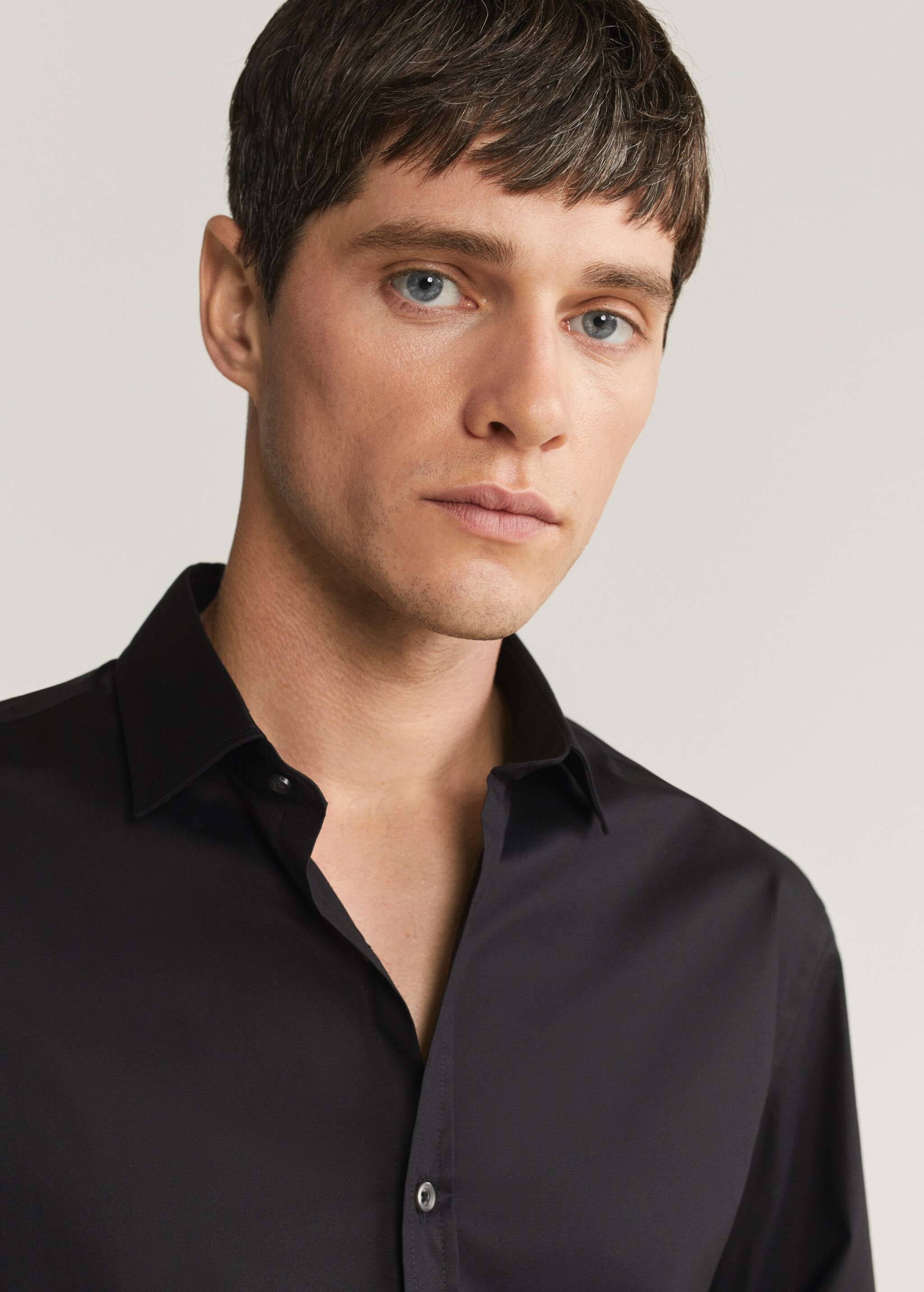 Camisa slim fit algodón - Detalle del artículo 1