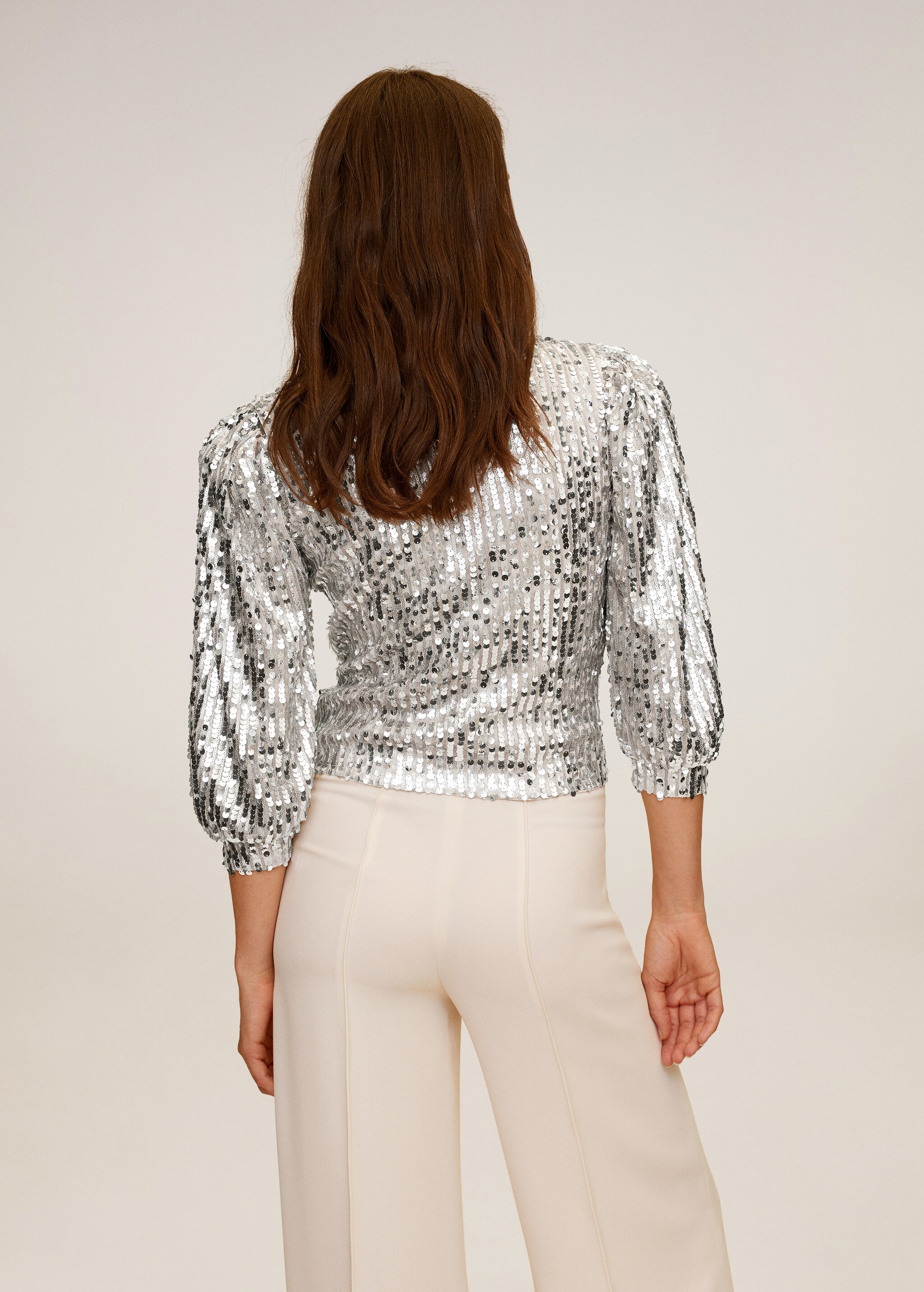 Blusa lentejuelas  - Reverso del artículo