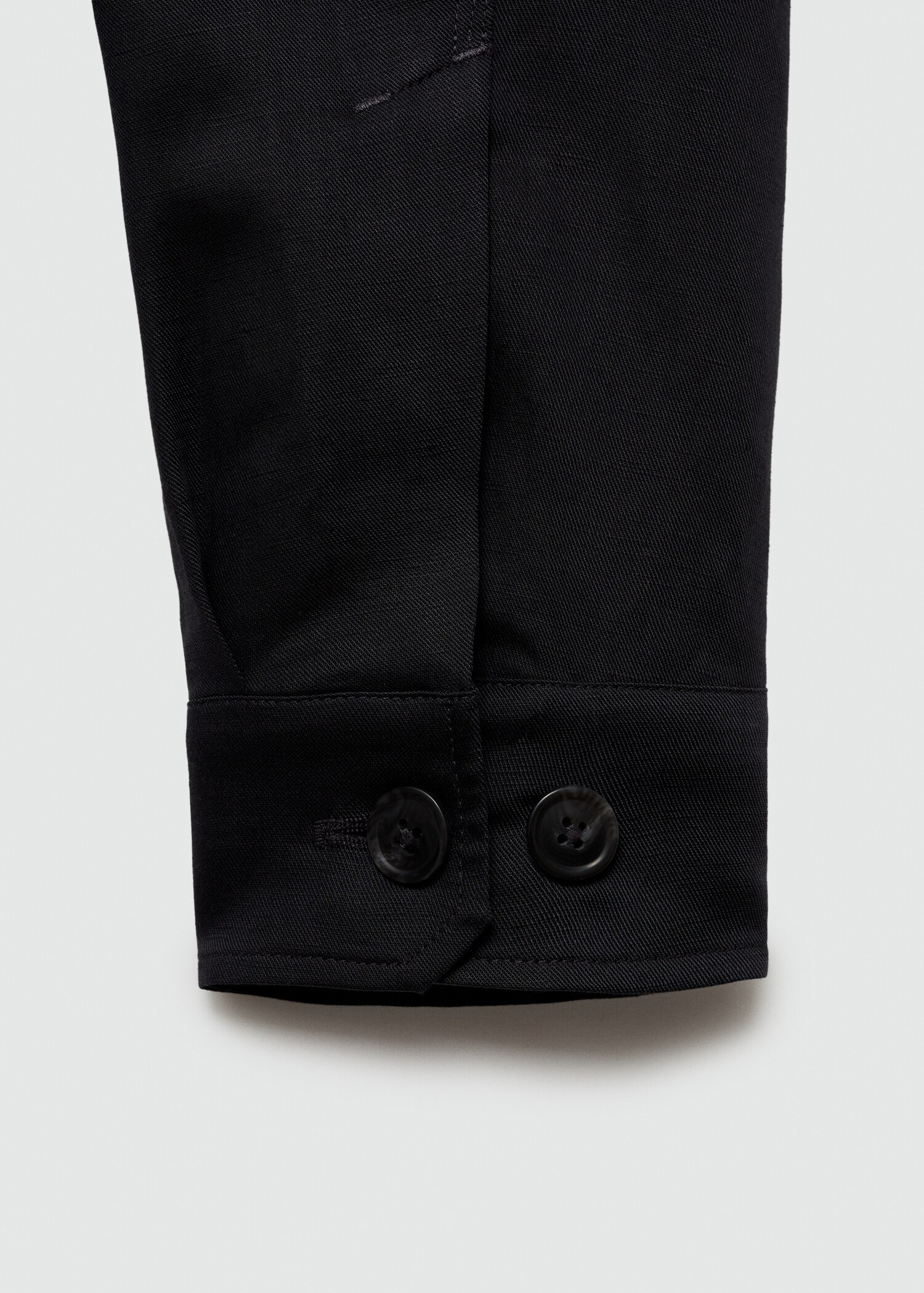 Tencel-linen blend overshirt - Details of the article 8