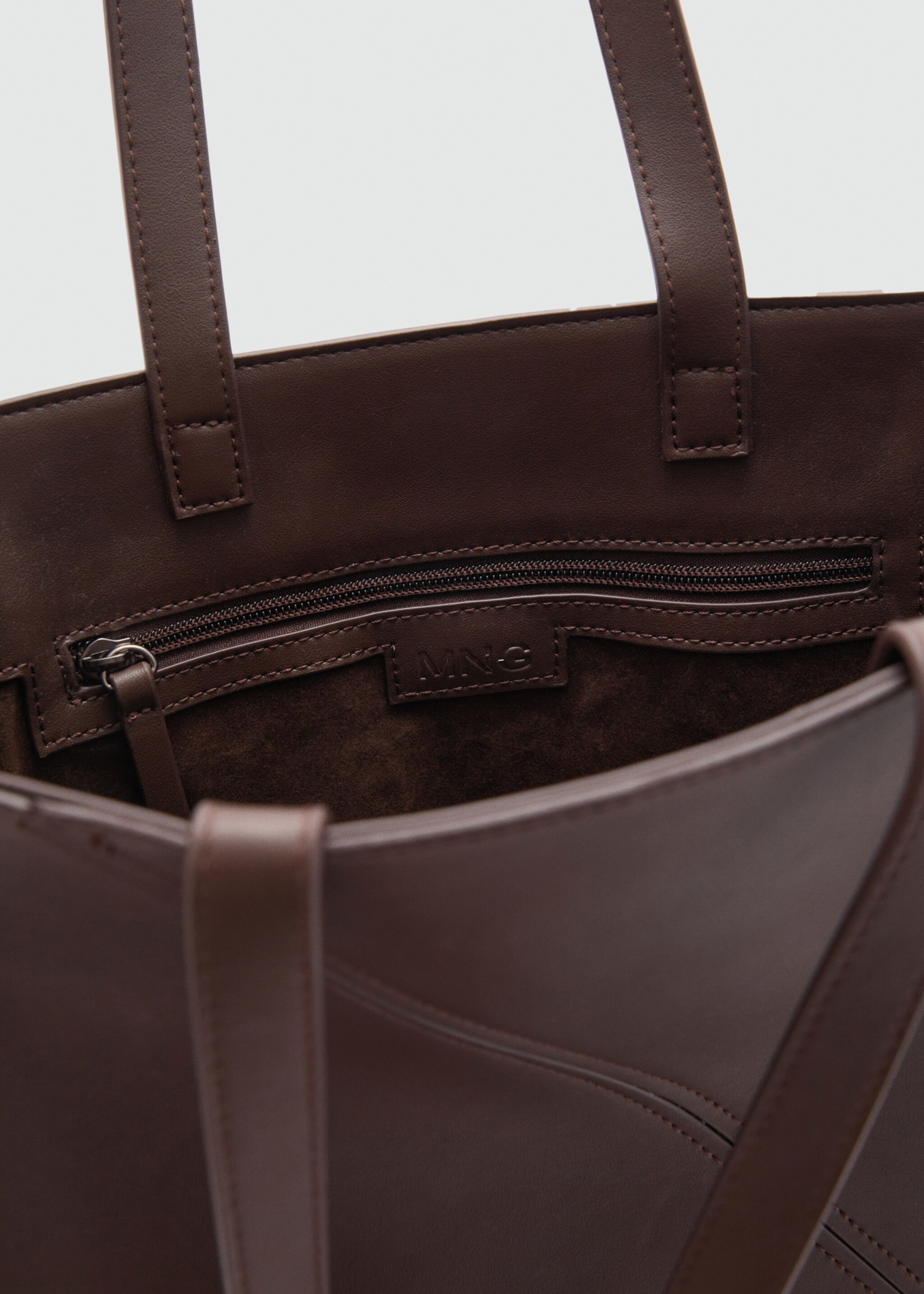 Leather-effect tote bag - Details of the article 1