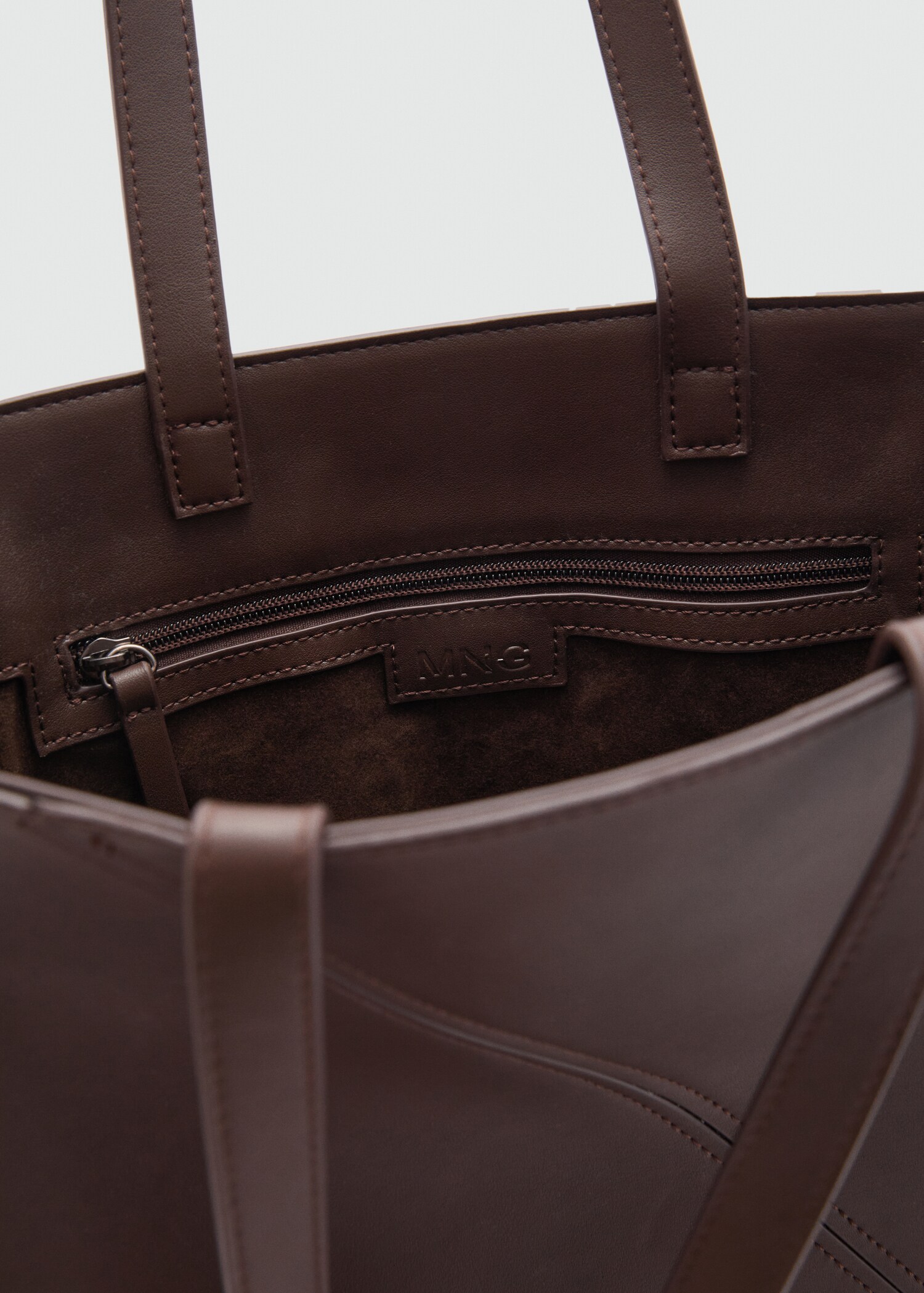 Leather-effect tote bag - Details of the article 1
