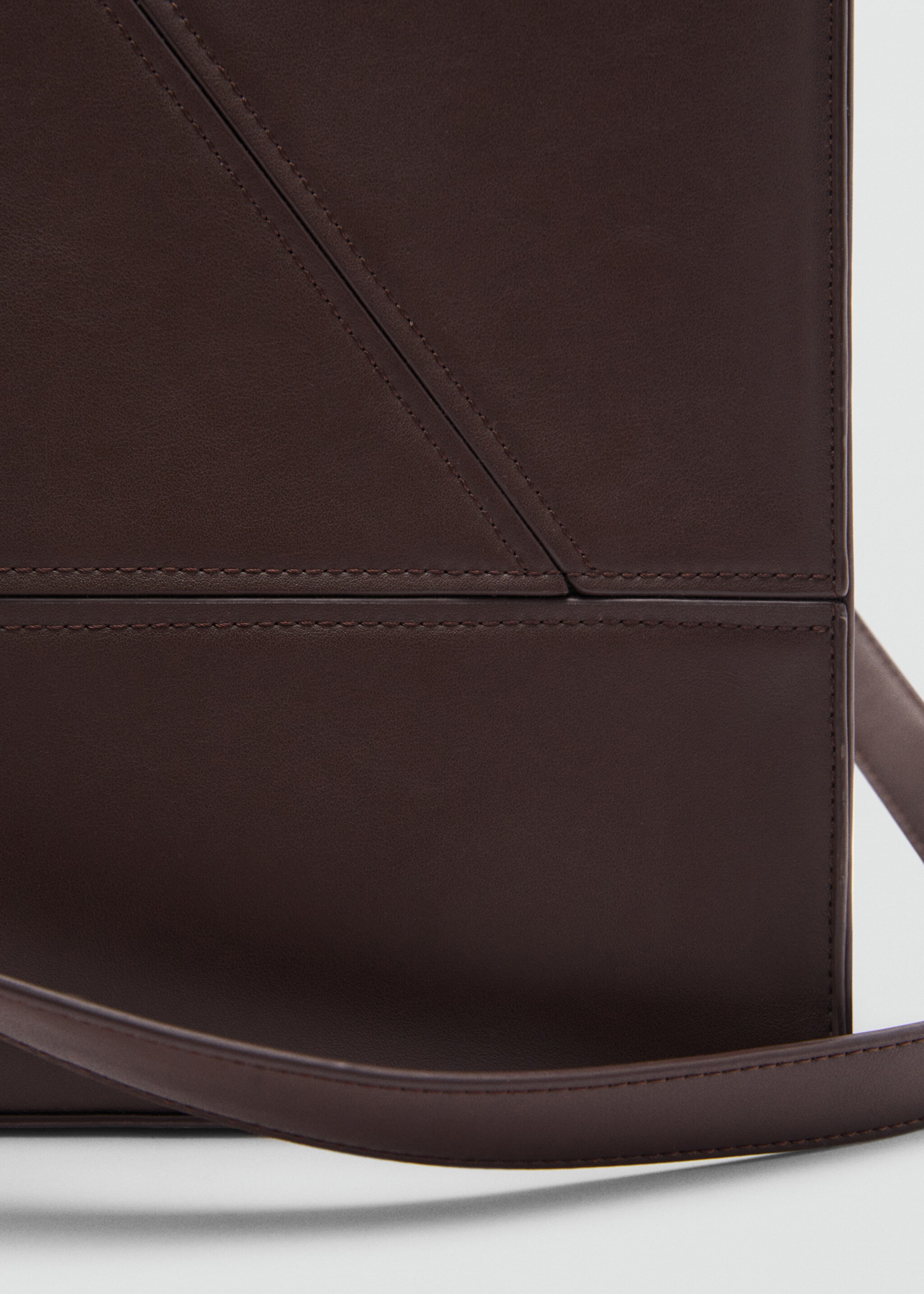Leather-effect tote bag - Details of the article 2