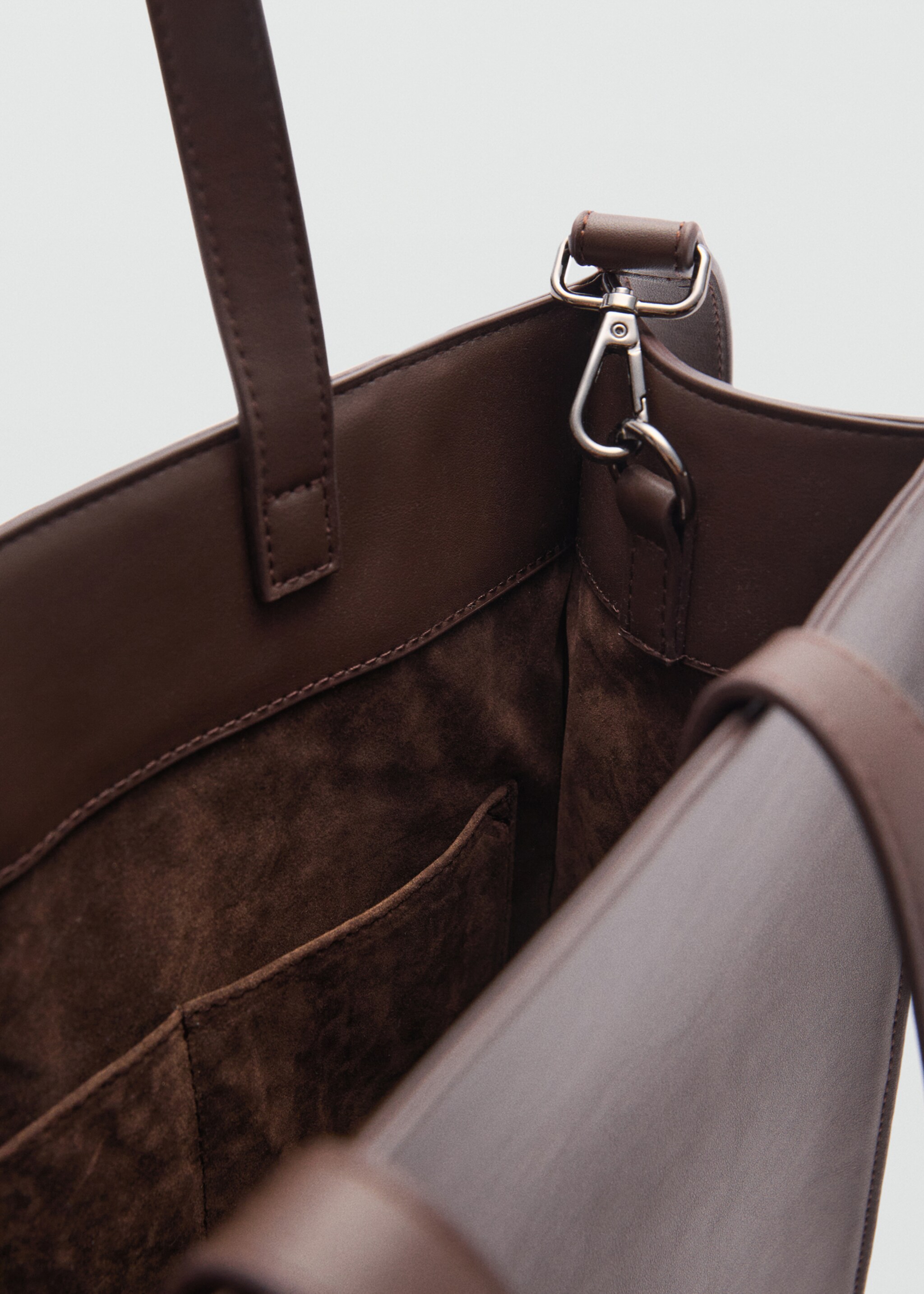 Leather-effect tote bag - Details of the article 4