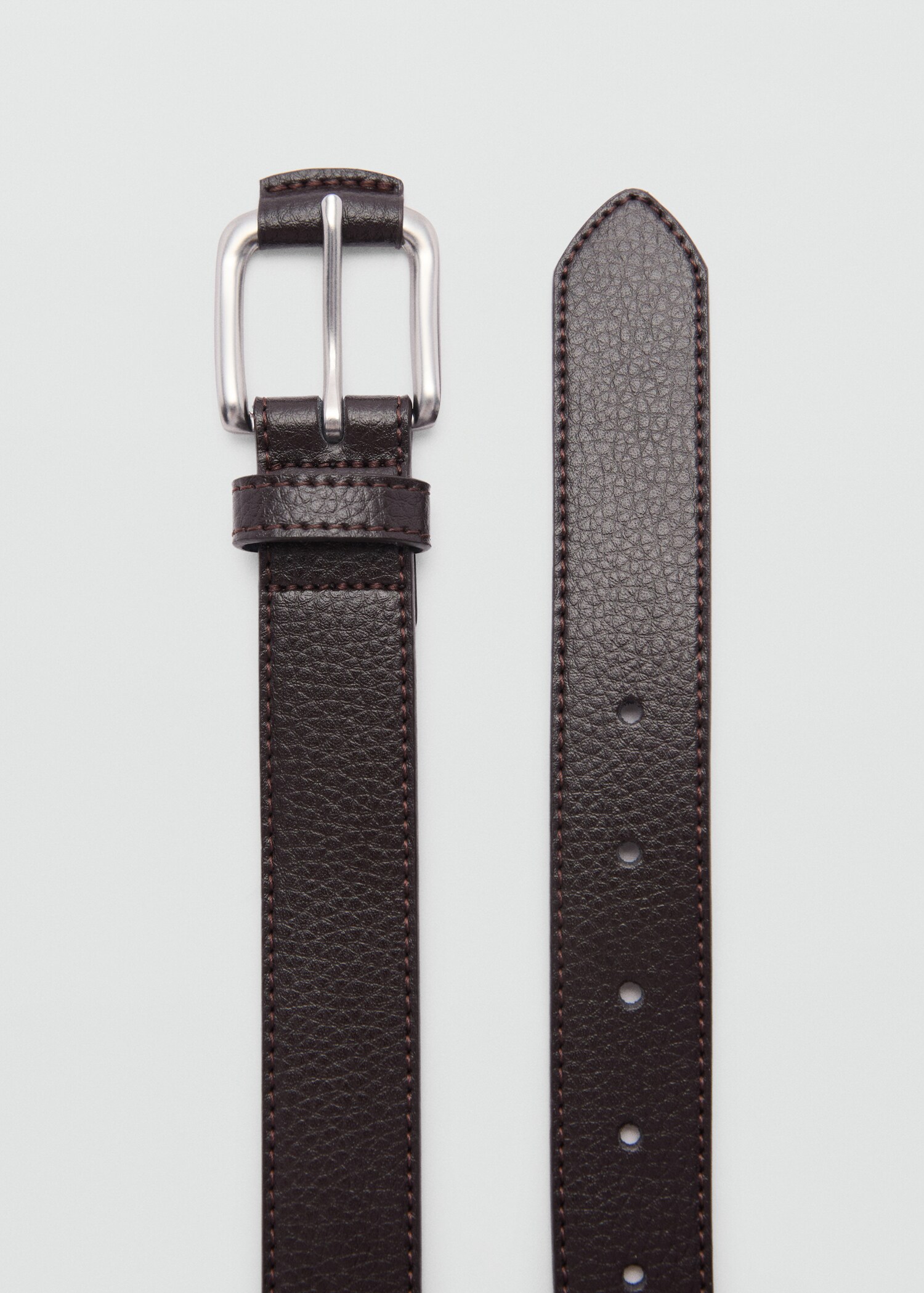 100% beaten leather belt - Details of the article 1