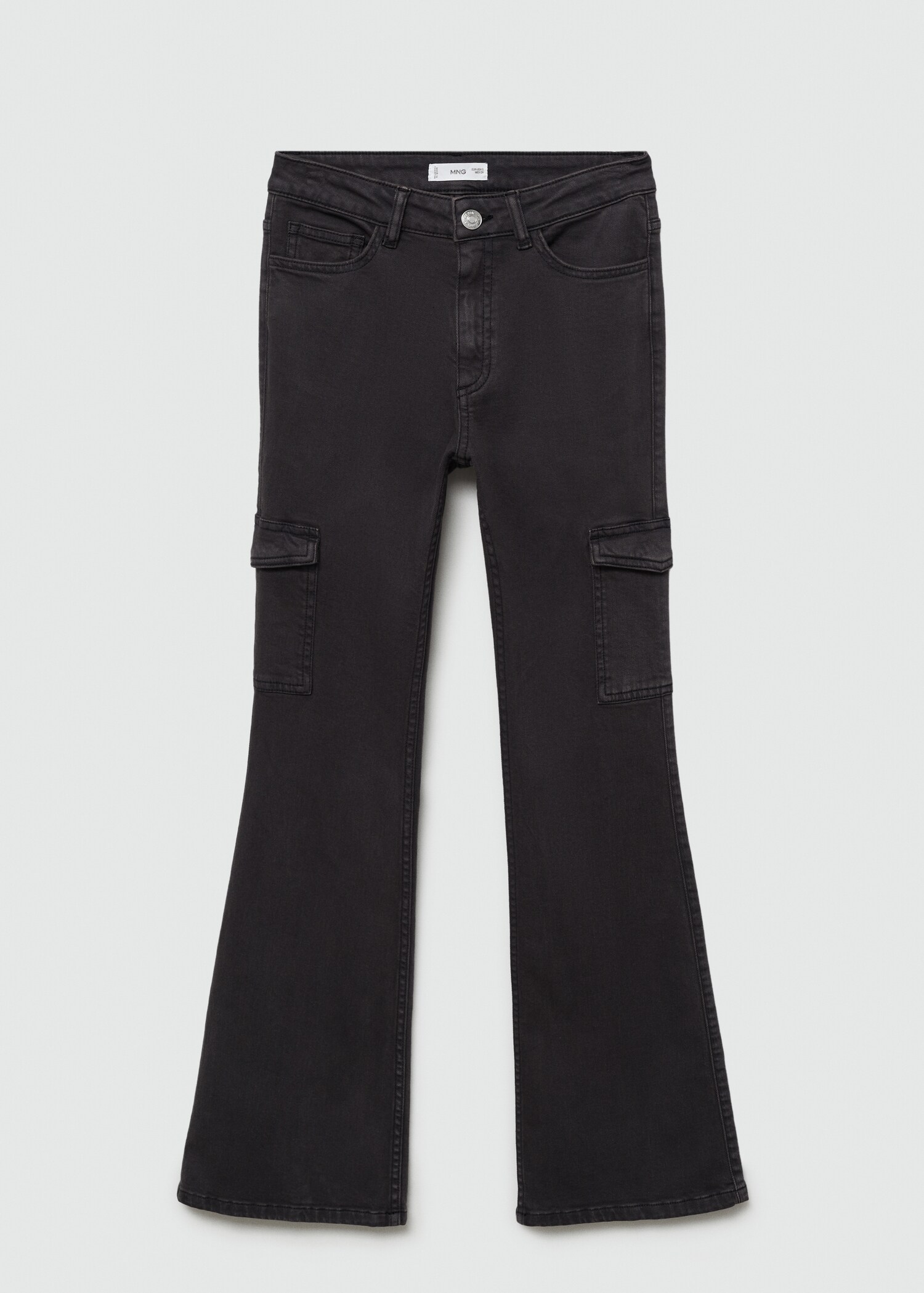 Flared cargo jeans - Article without model
