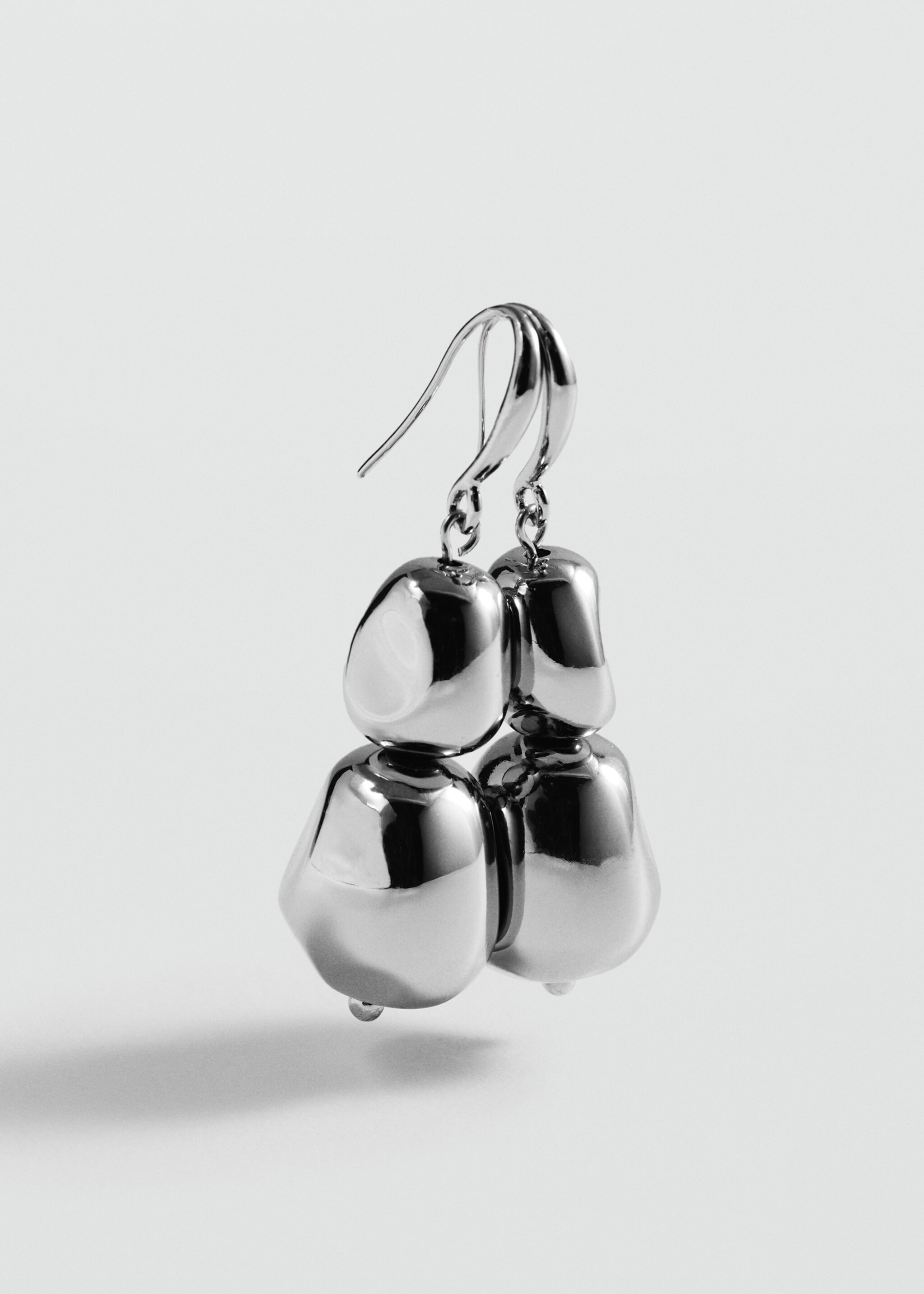 Beaded drop earrings - Medium plane
