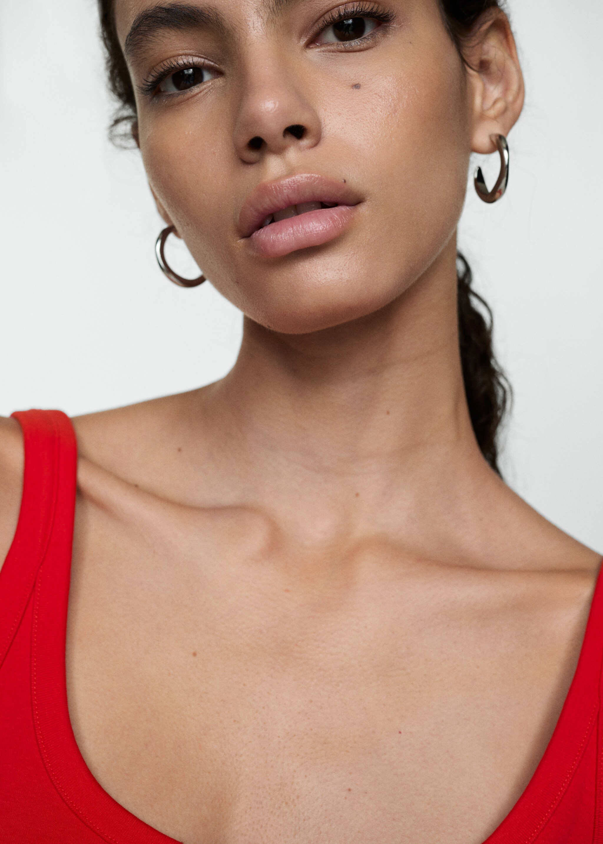 Midi-dress with straps - Details of the article 1