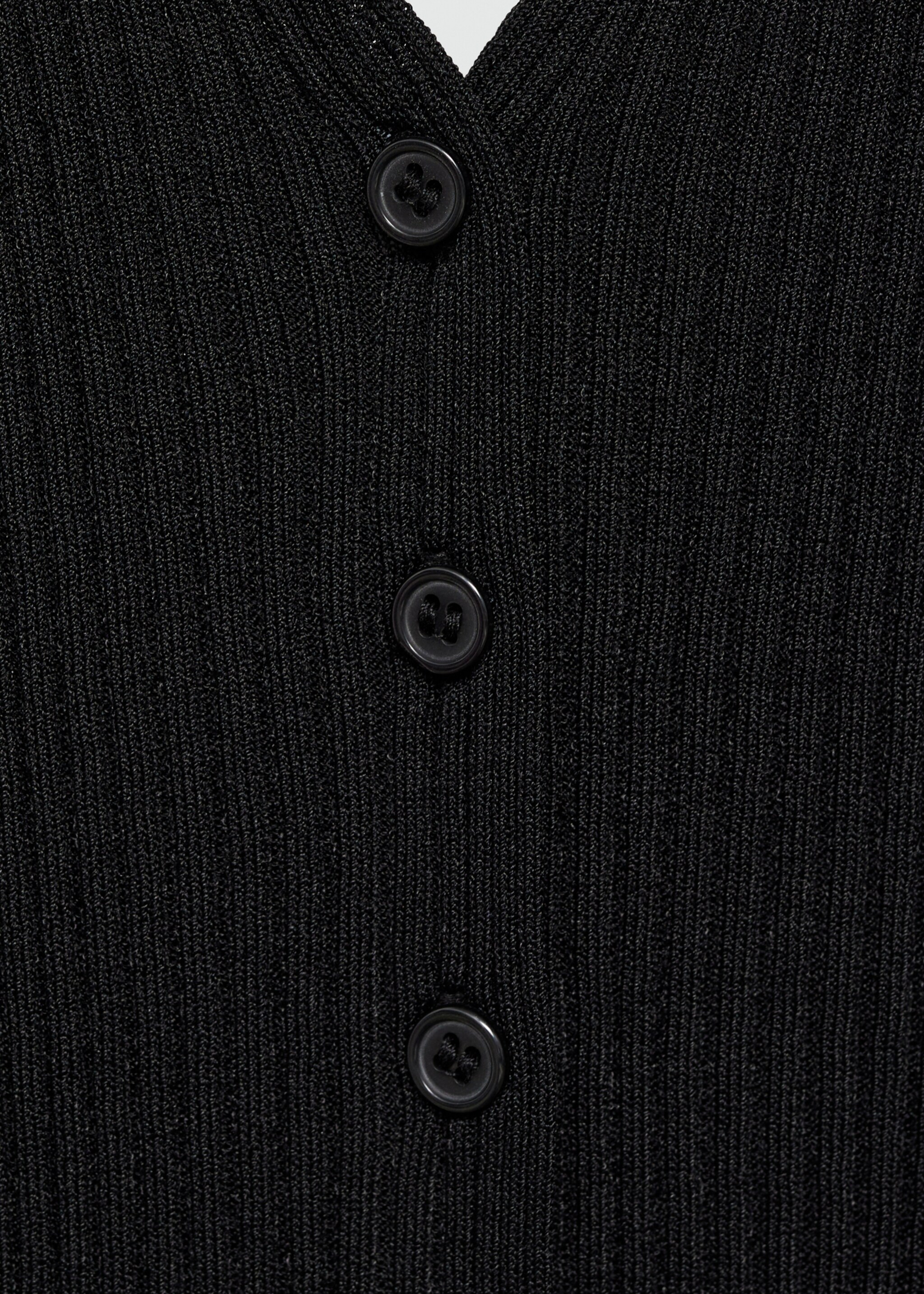Buttoned knit top - Details of the article 8