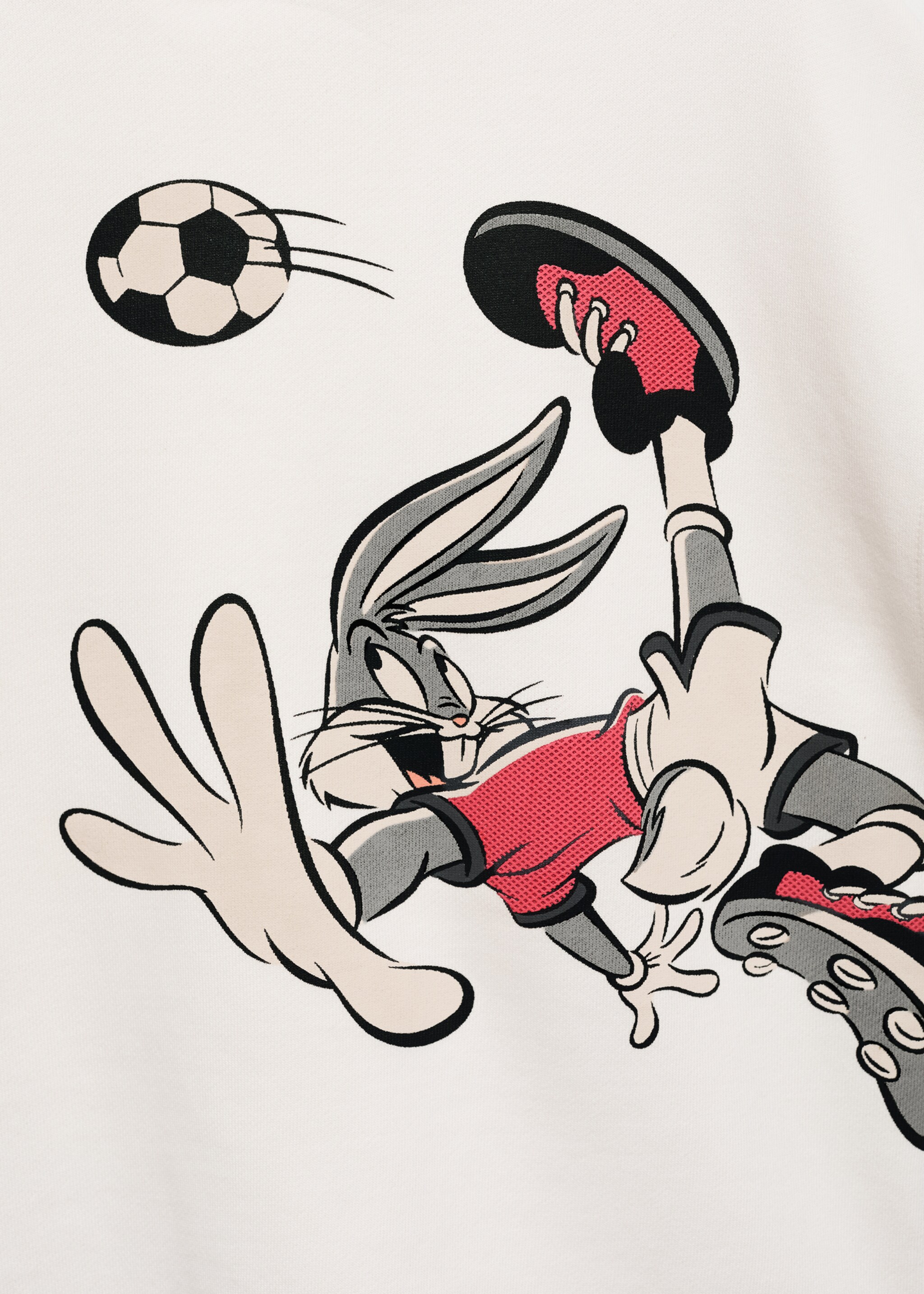 Sudadera Looney Tunes - Detalle del artículo 8, Blanco roto. Ref: 77022924-00.