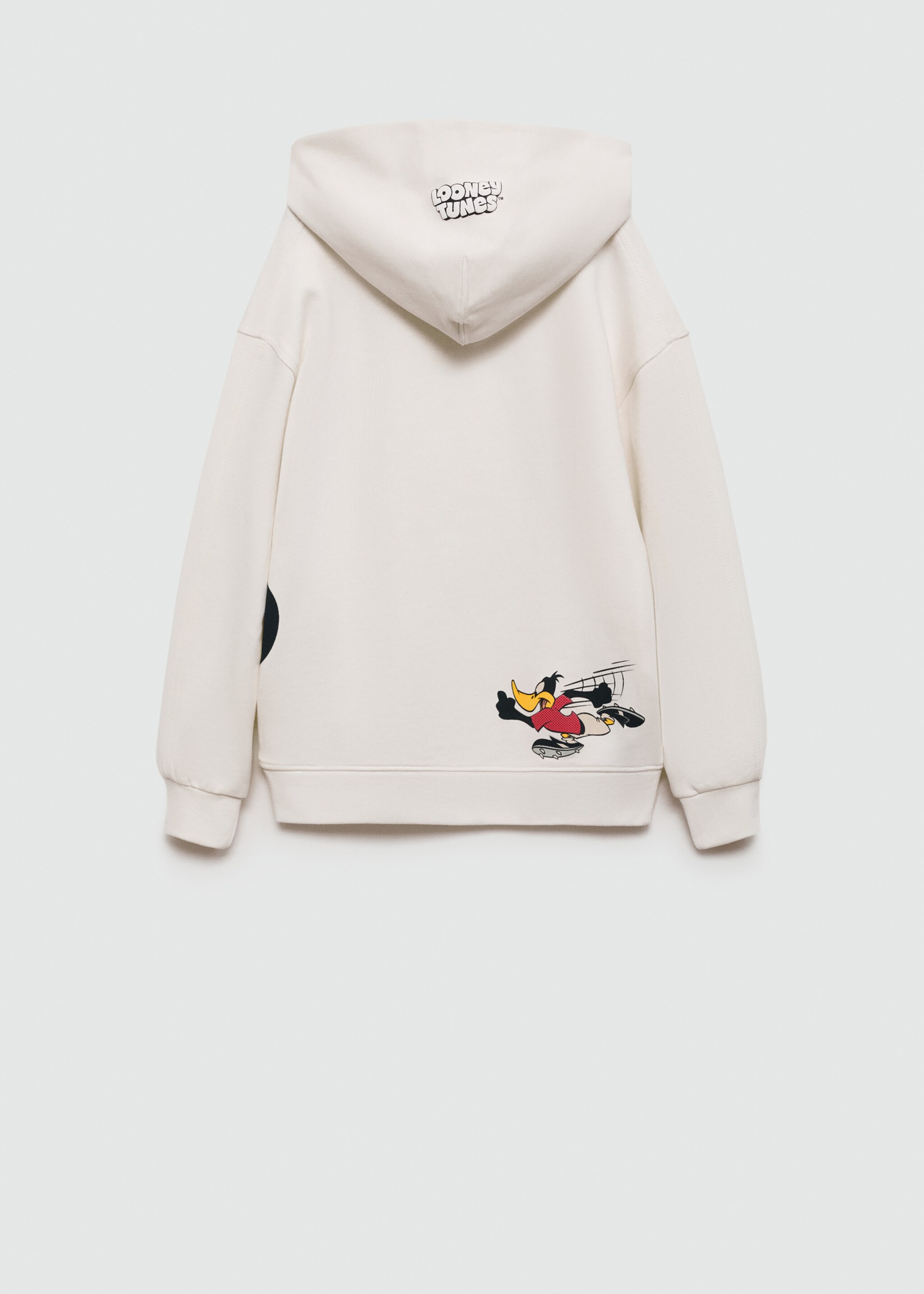 Sudadera Looney Tunes - Reverso del artículo, Blanco roto. Ref: 77022924-00.