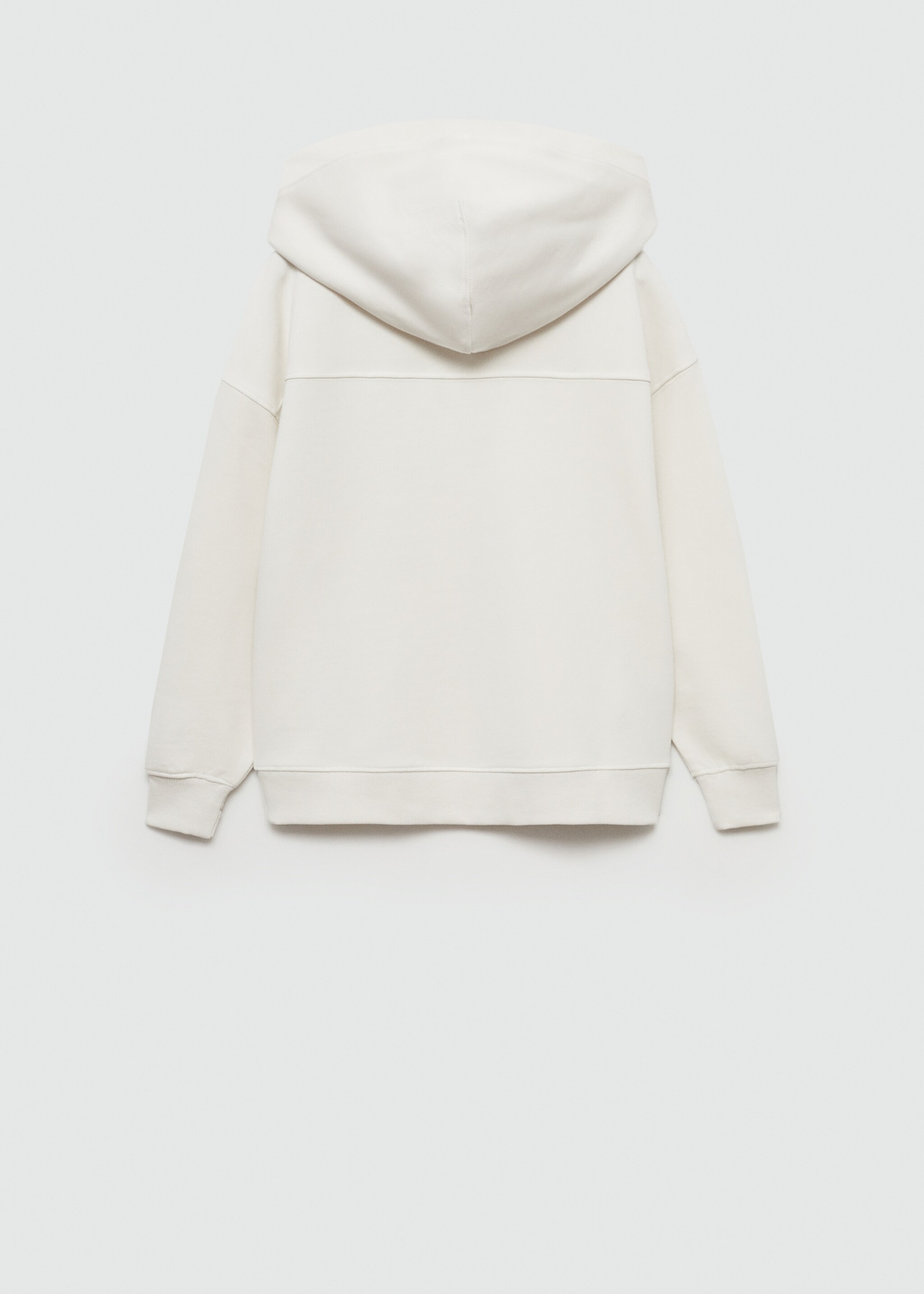 Printed cotton sweatshirt - Reverse of the article