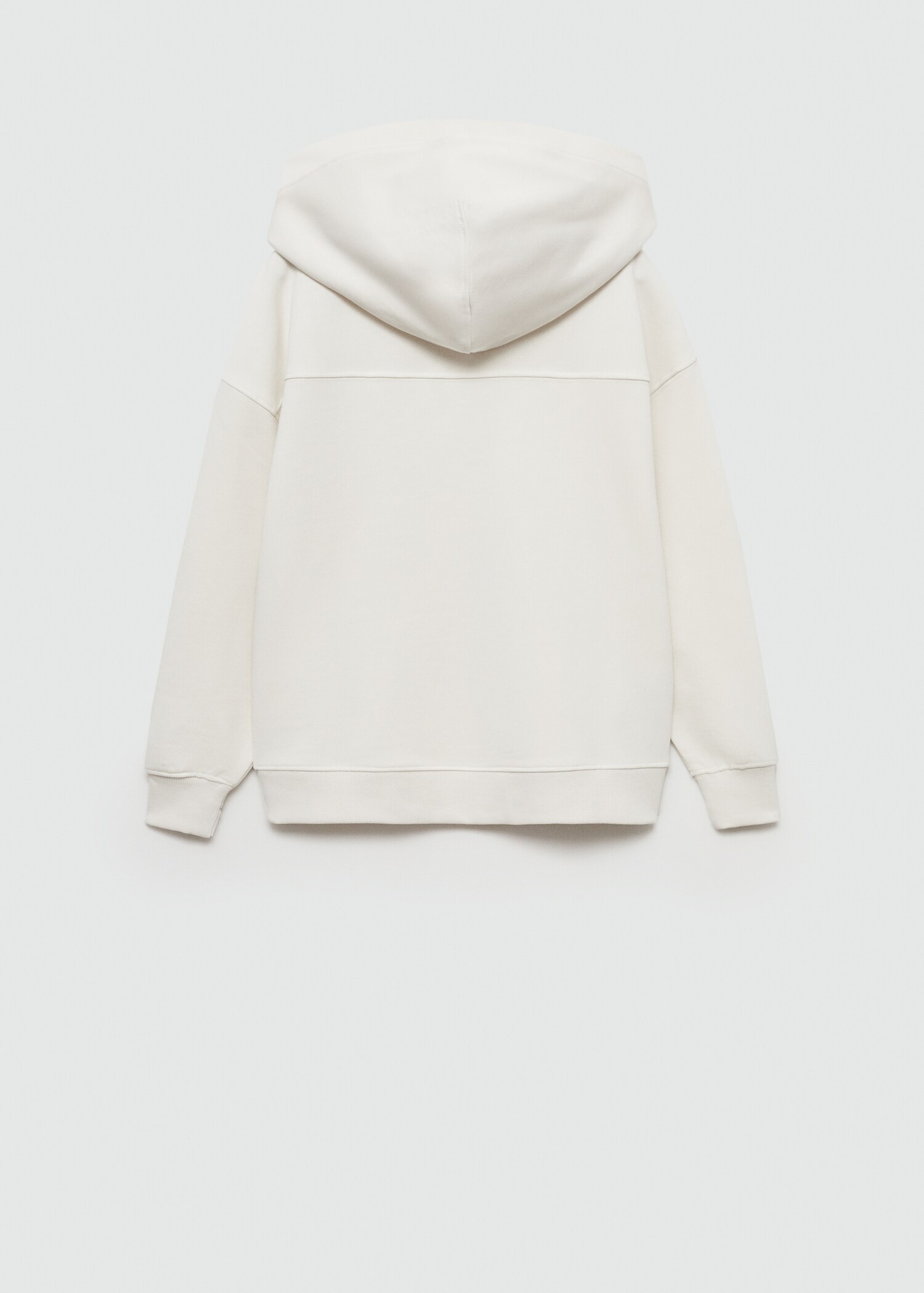 Printed cotton sweatshirt - Reverse of the article