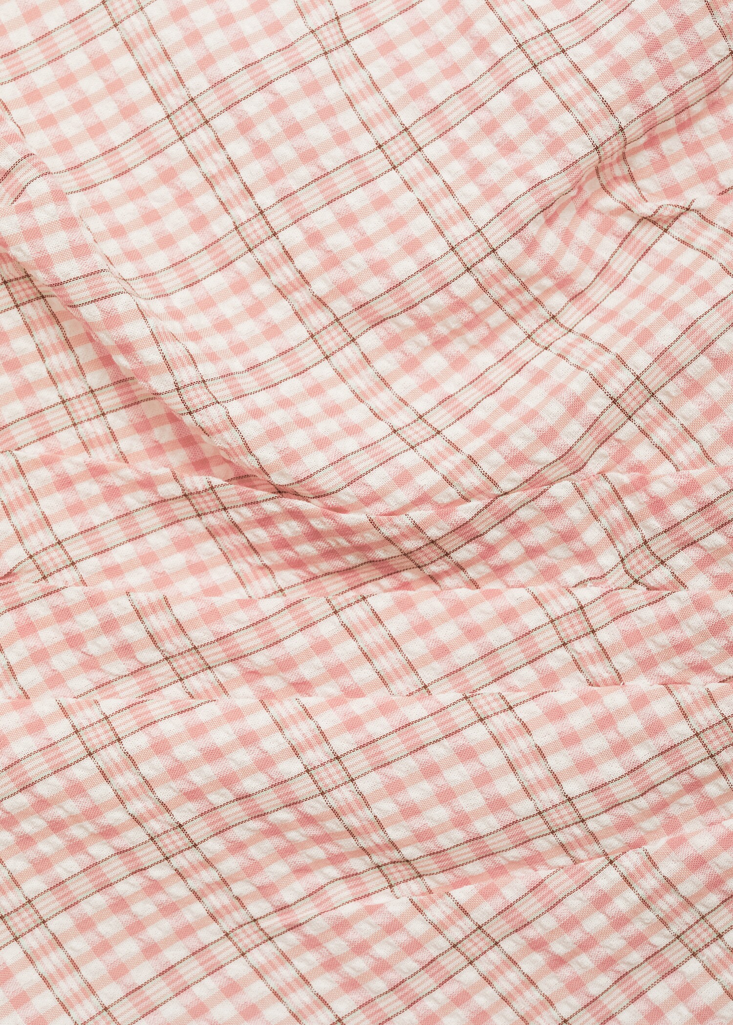 Check-print midi-dress - Details of the article 0