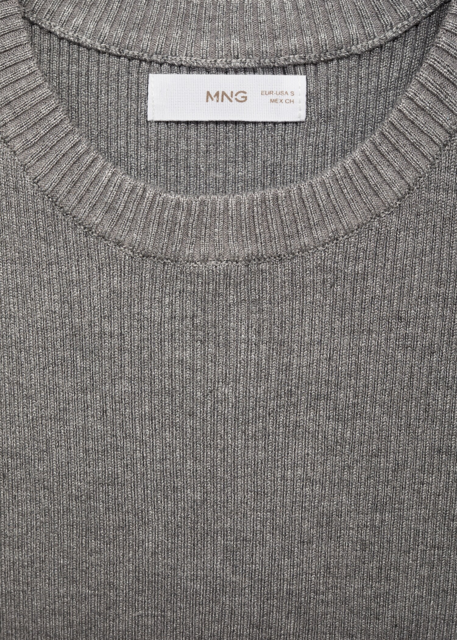 Pull-over maille côtelée manchons - Détail de l'article 0