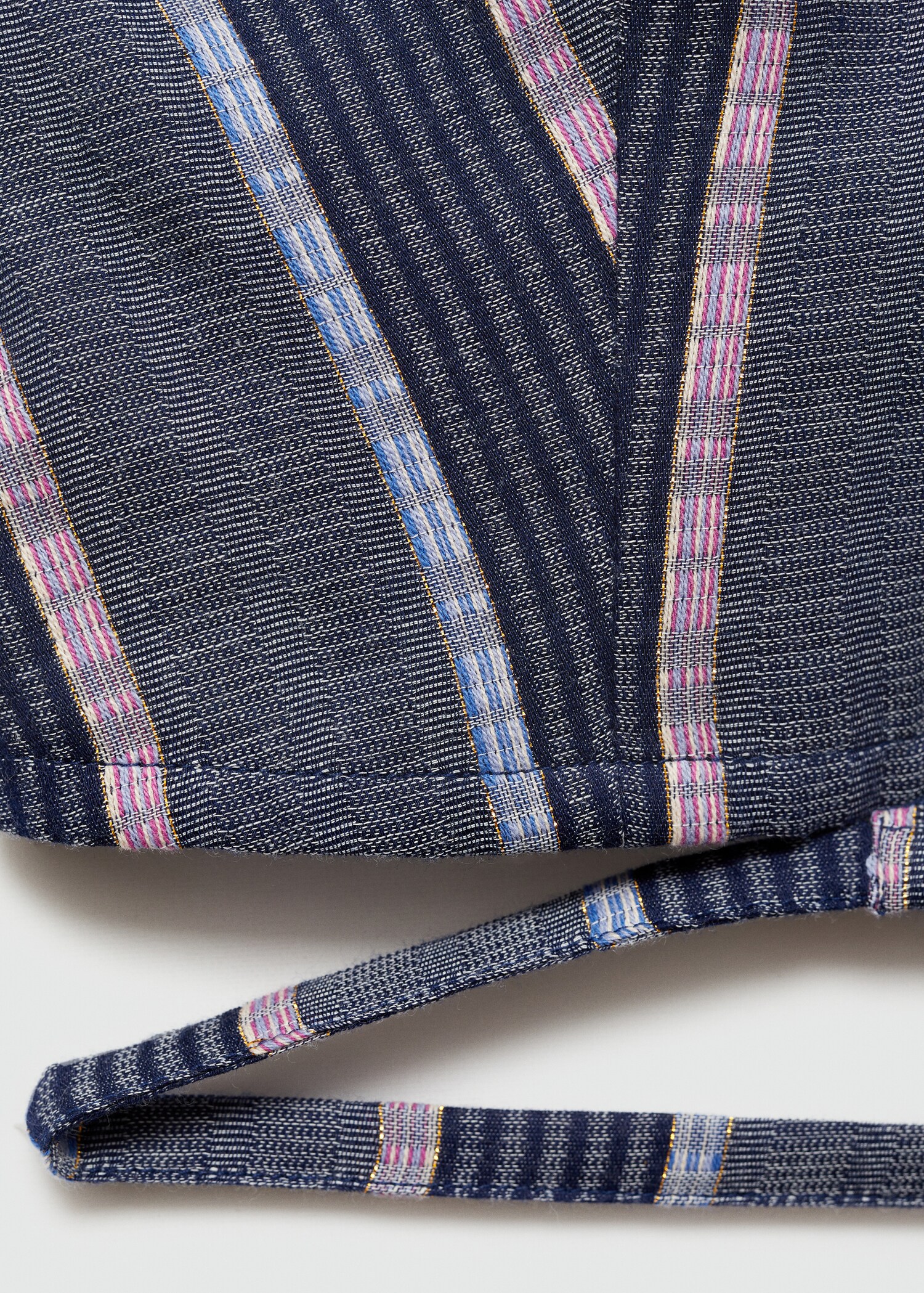 Striped crop top - Details of the article 0