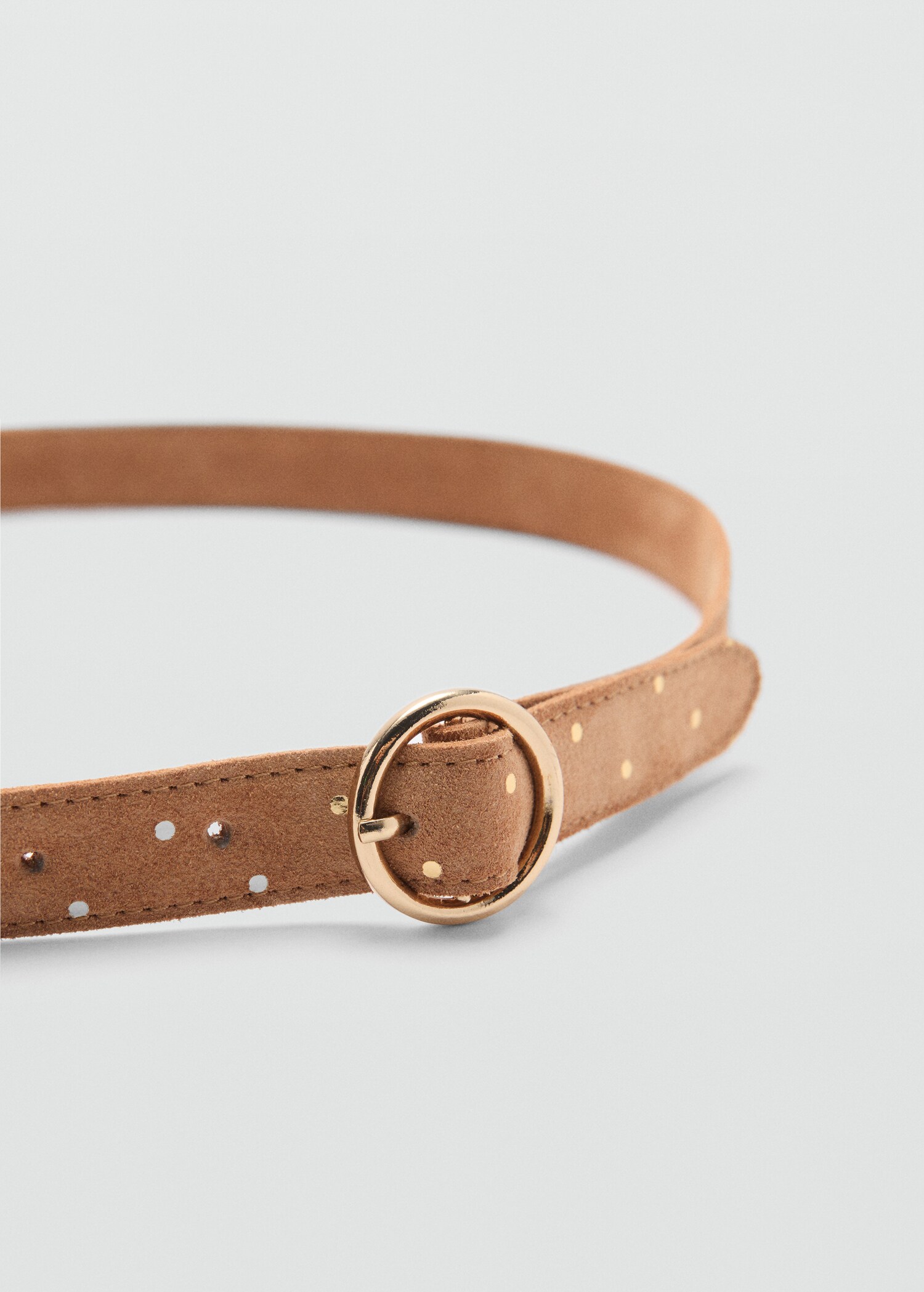 Ledergürtel mit Polka Dots - Mittlere Ansicht