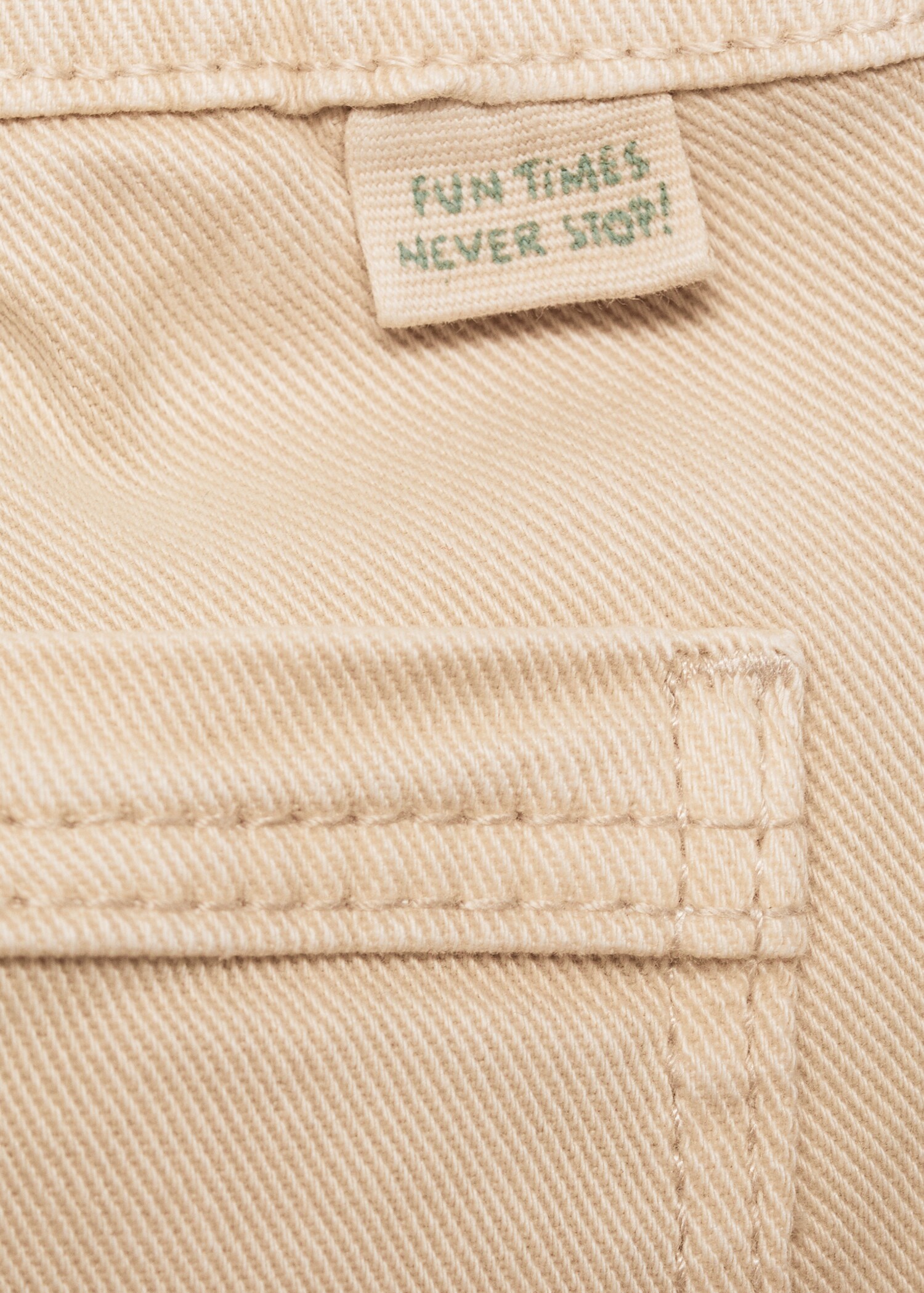 Straight-fit cotton pants - Details of the article 0