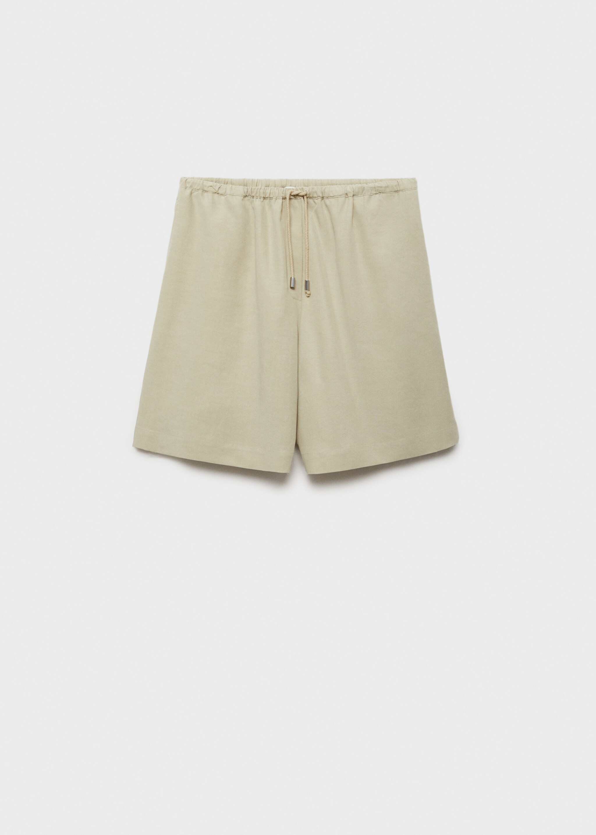 Wideleg lyocell bermuda shorts - Article without model