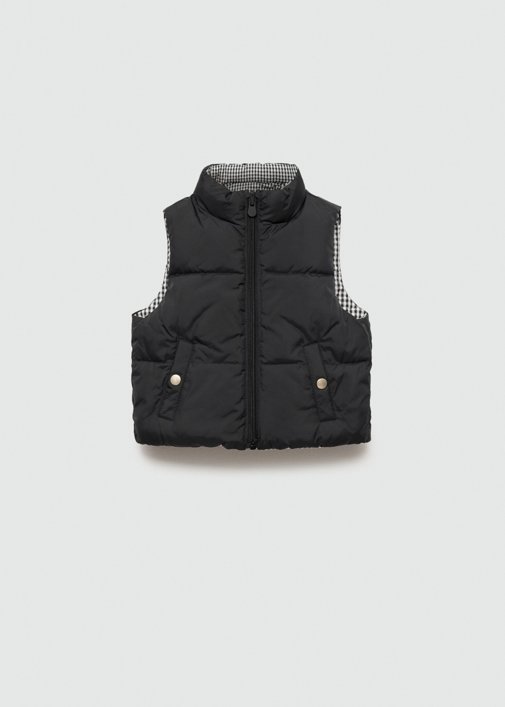 Wendbare Steppweste - Detail des Artikels 8, Schwarz. Ref: 77023269-00.