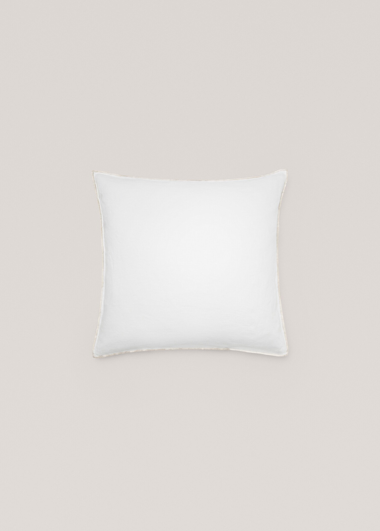 100% linen two-tone cushion cover 45x45cm - Article without model