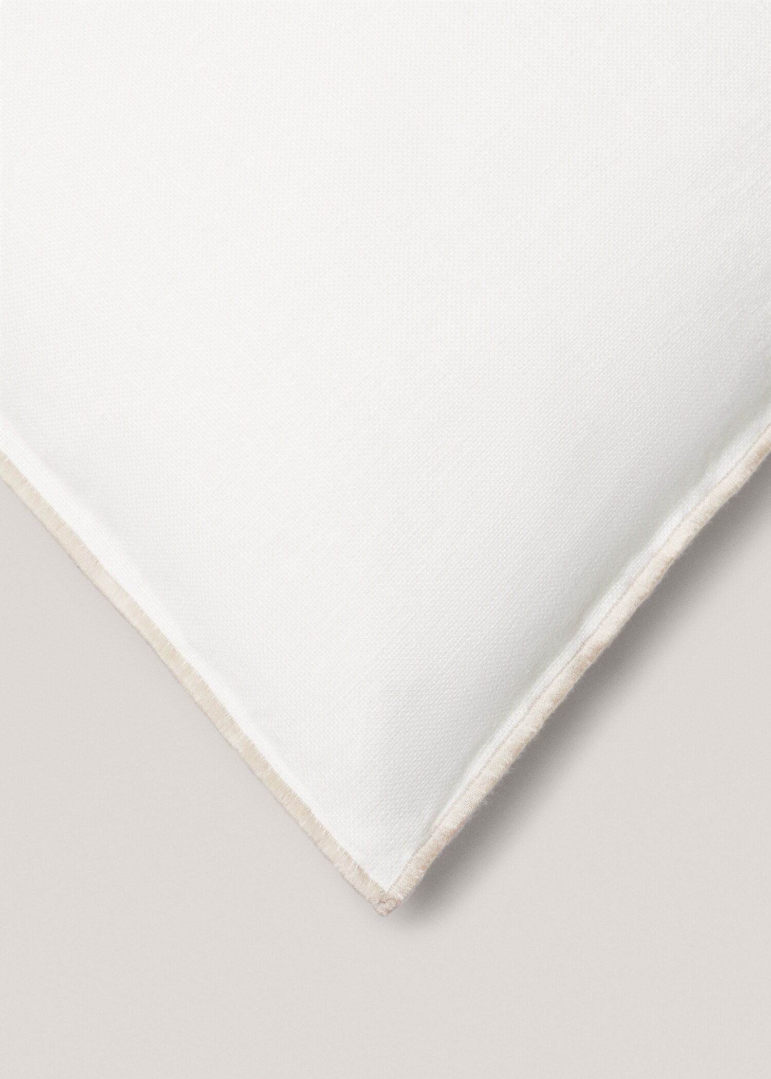 100% linen two-tone cushion cover 45x45cm - Details of the article 2